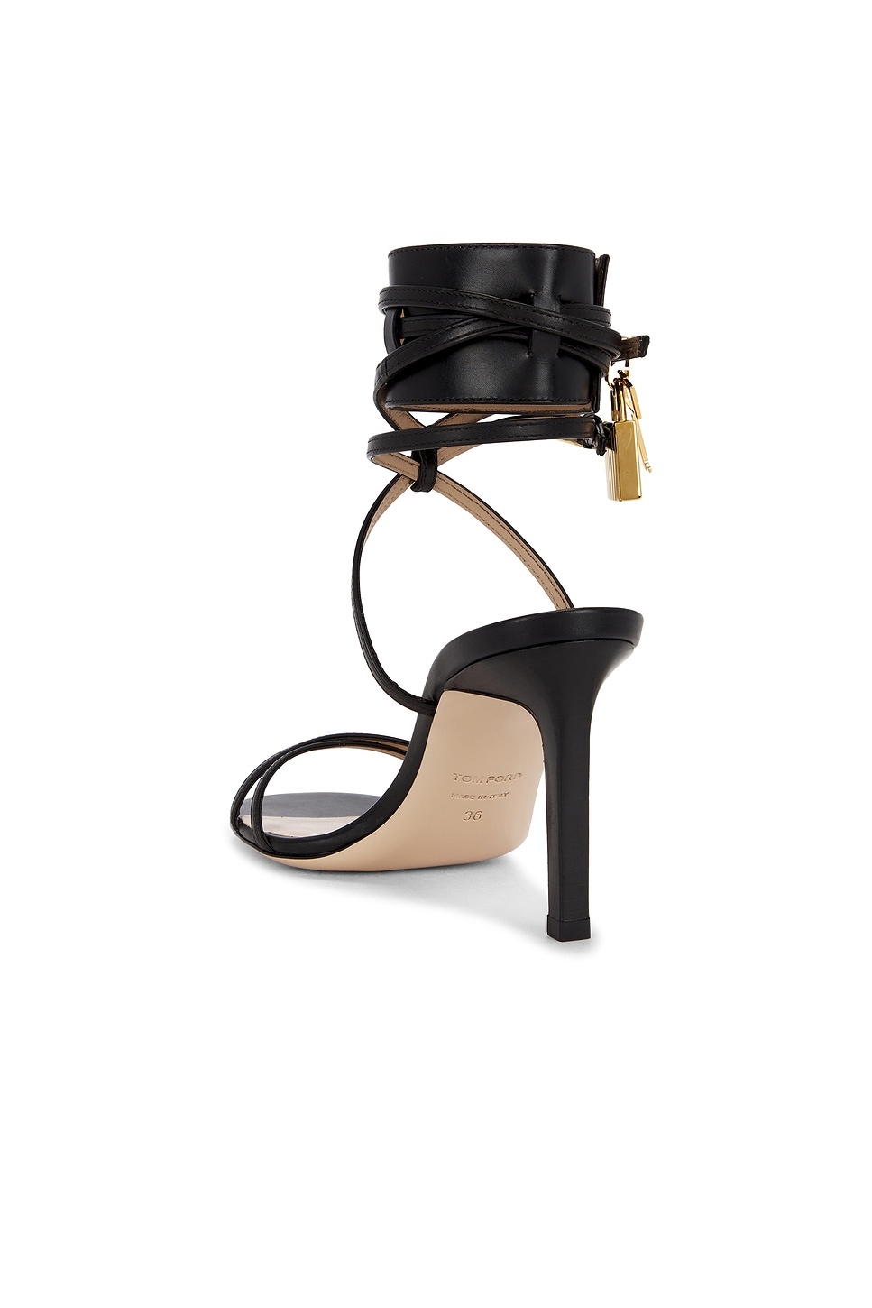 Soft Calf Ankle Wrap Sandal - 3
