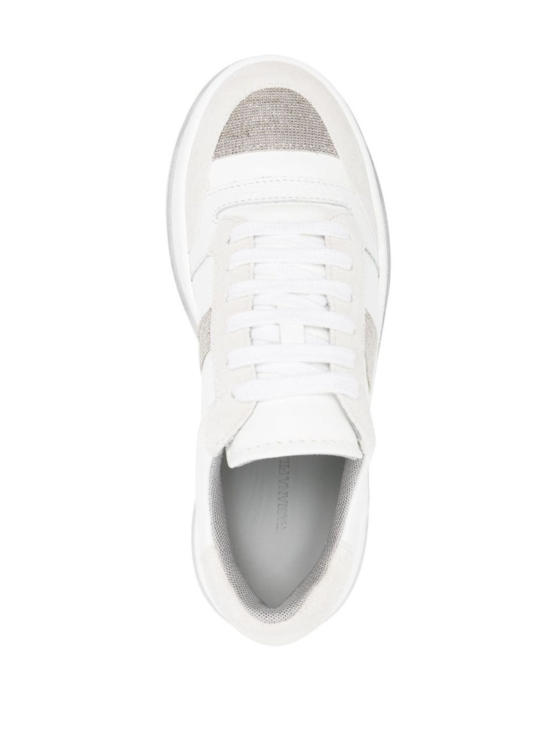 glitter-detail low-top sneakers 4