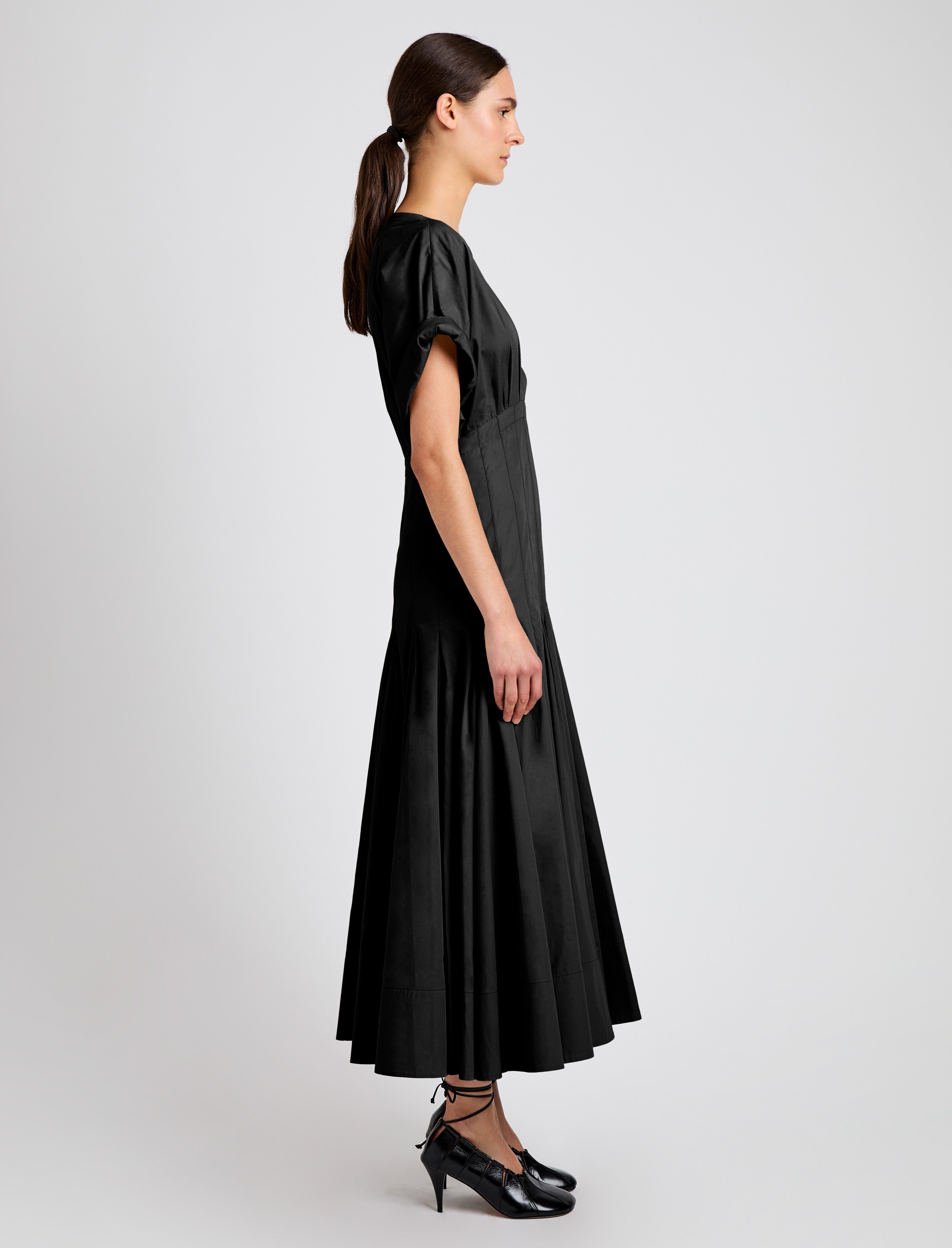 Ciara Dress in Eco Compact Poplin - 3