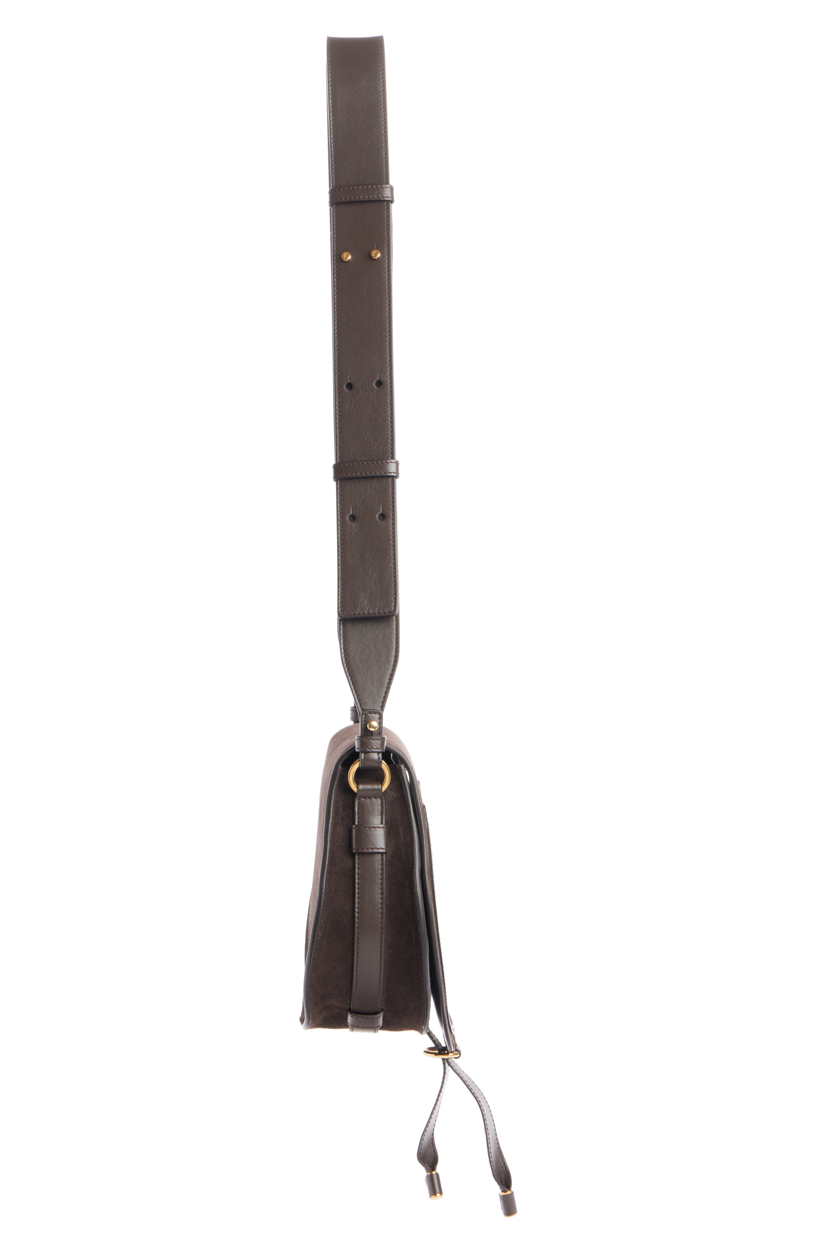 Chloé Large Marcie Suede Crossbody Bag in Kohl Brown at Nordstrom - 5