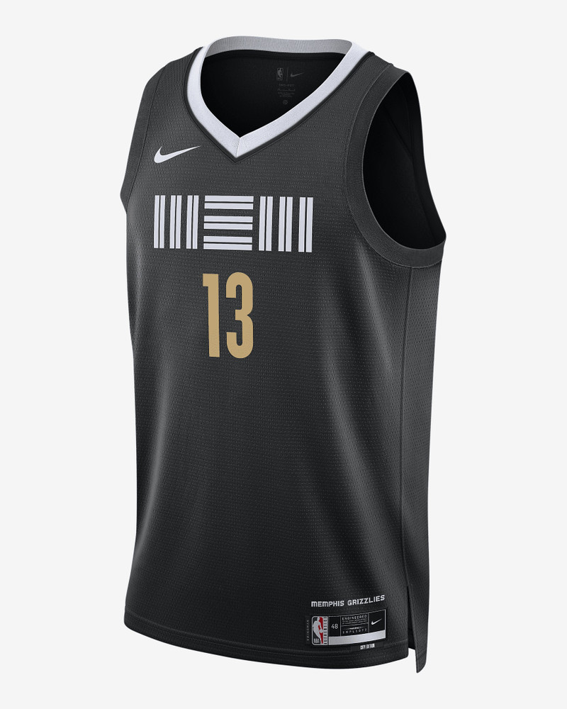 Jaren Jackson Jr Memphis Grizzlies City Edition 2023/24 Nike Men's Dri-FIT NBA Swingman Jersey 1