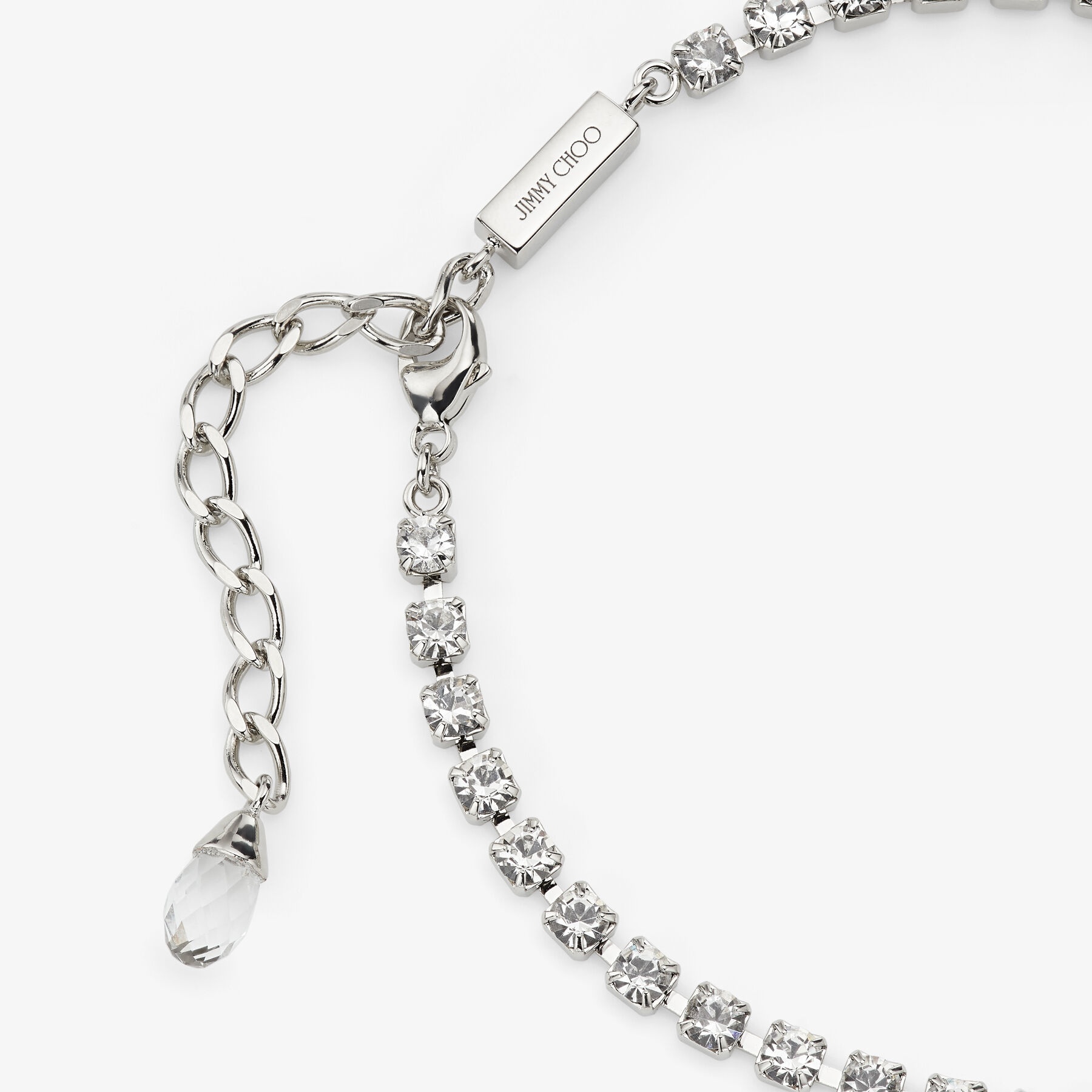 Saeda Anklet
Silver-Finish Metal Anklet with Crystal - 2