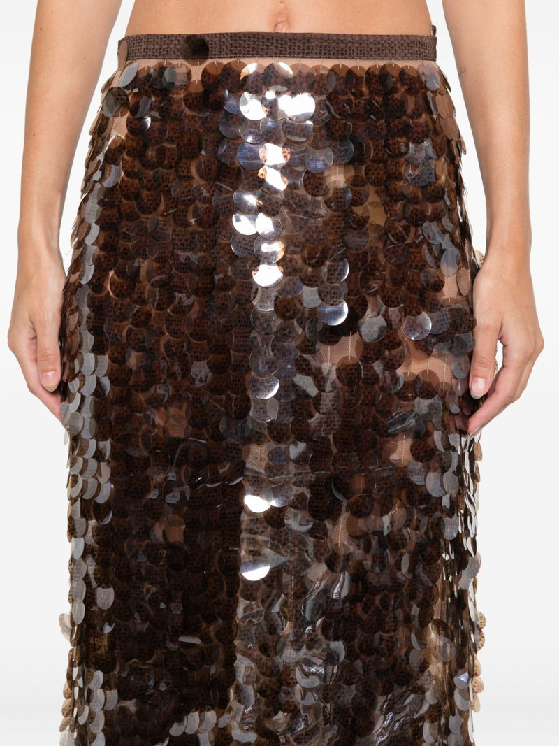 sequinned midi skirt 5