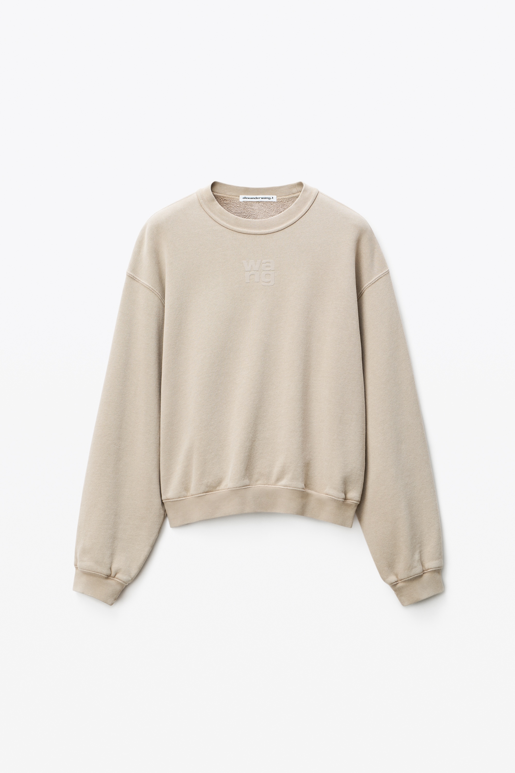 PUFF LOGO SWEATSHIRT IN STRUCTURED TERRY - 1