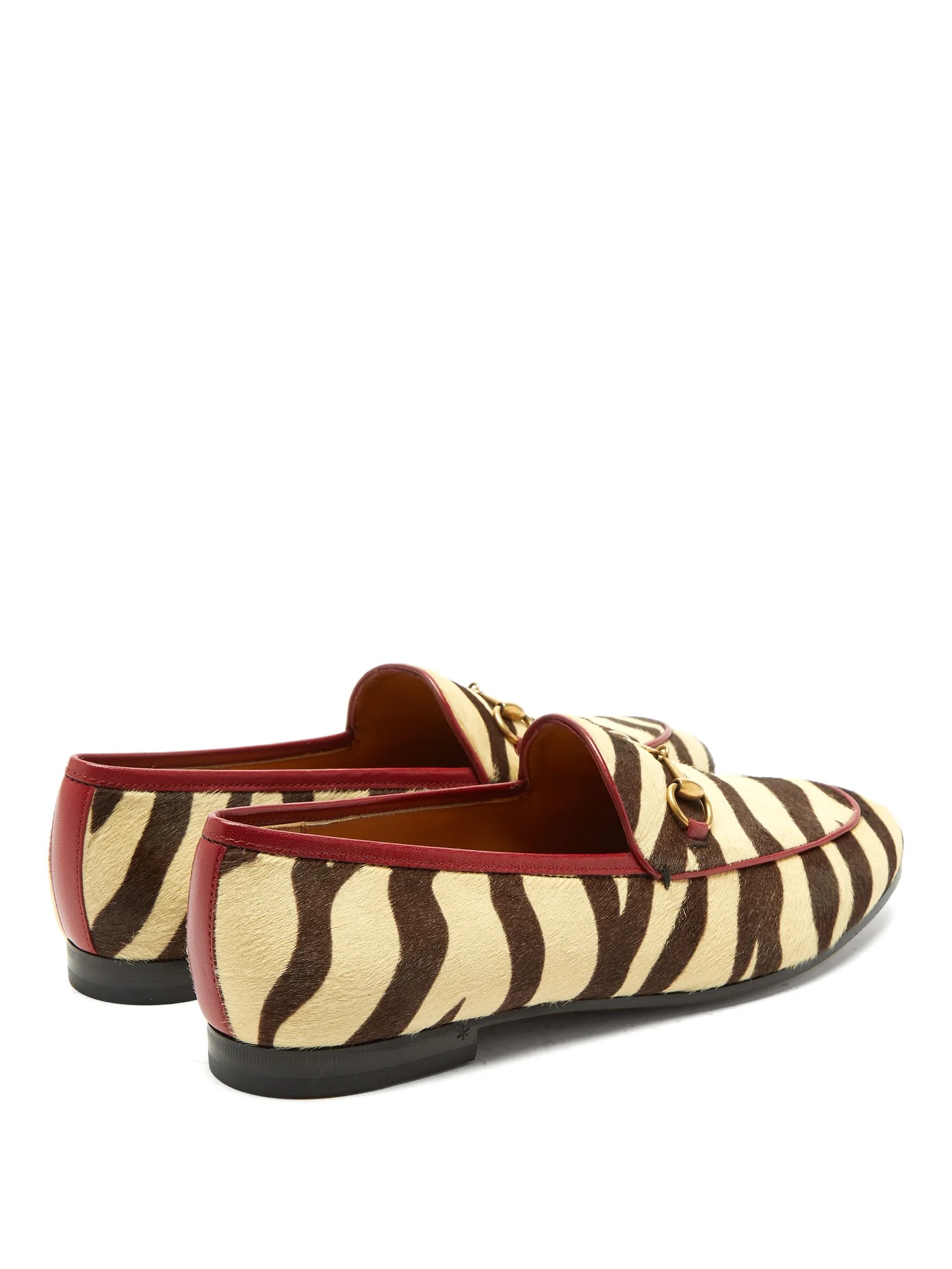 Jordaan tiger-print leather loafers - 4