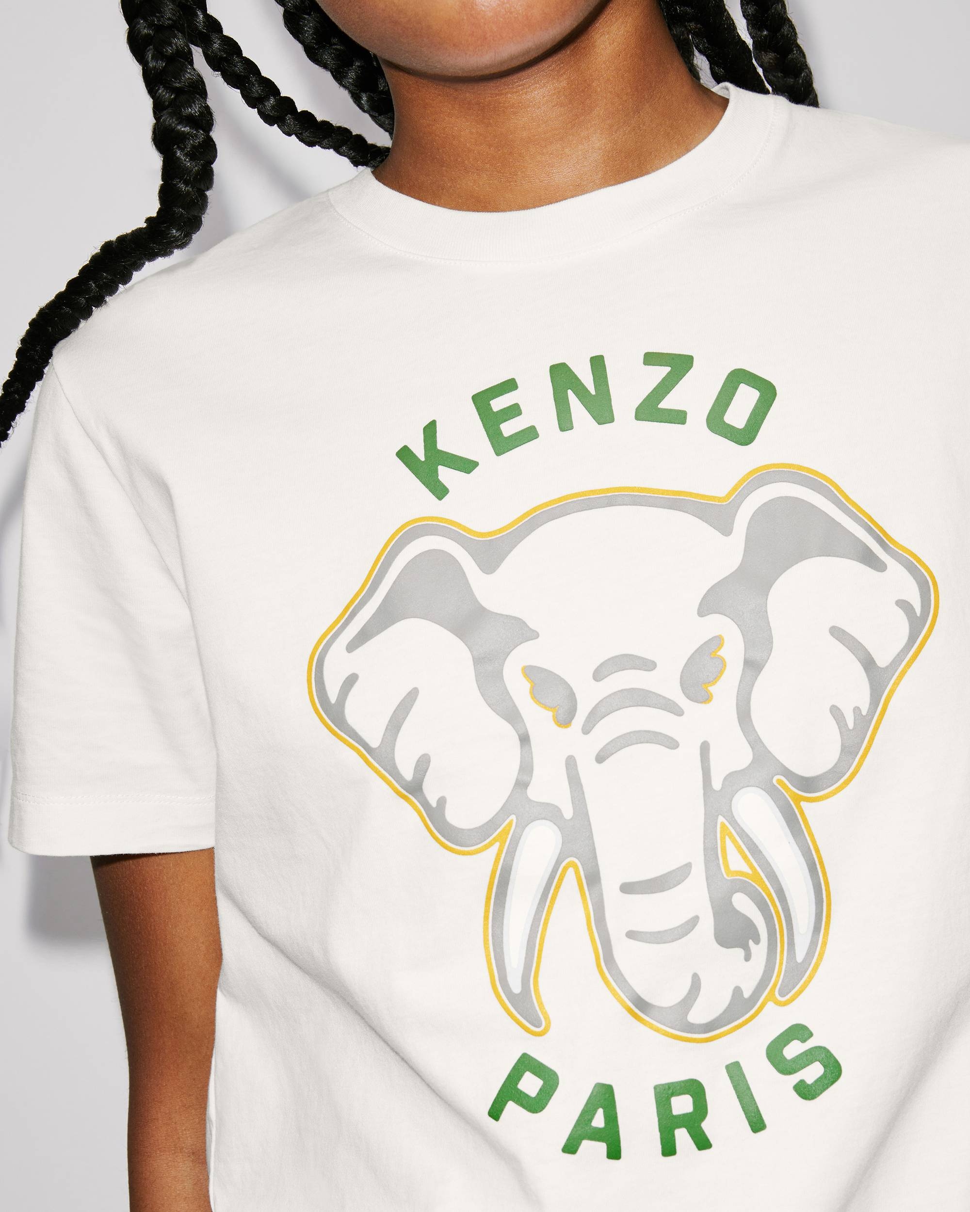 Loose-fit 'Varsity Jungle' KENZO Elephant T-shirt - 6