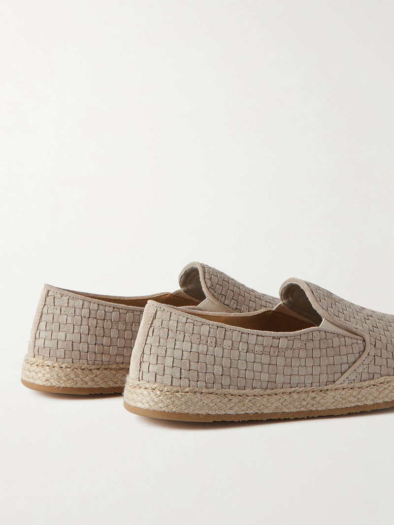 Woven Suede Espadrillas 5