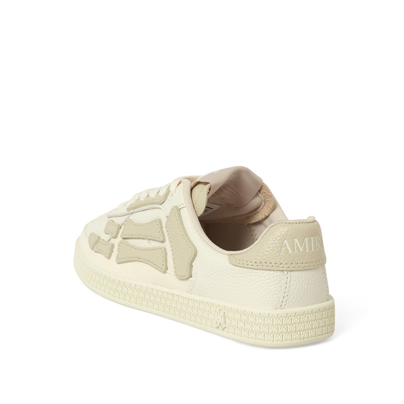AMIRI Pacific Bones Sneaker in Birch outlook