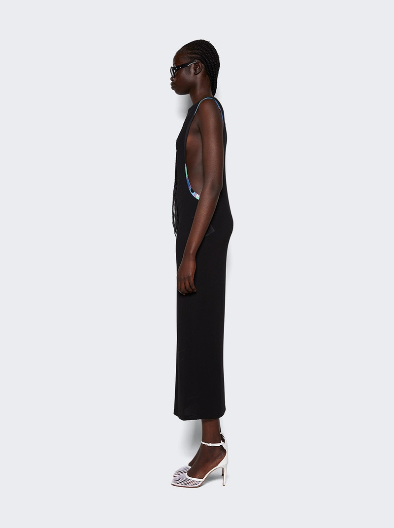 Vivara Print Long Dress Black 4