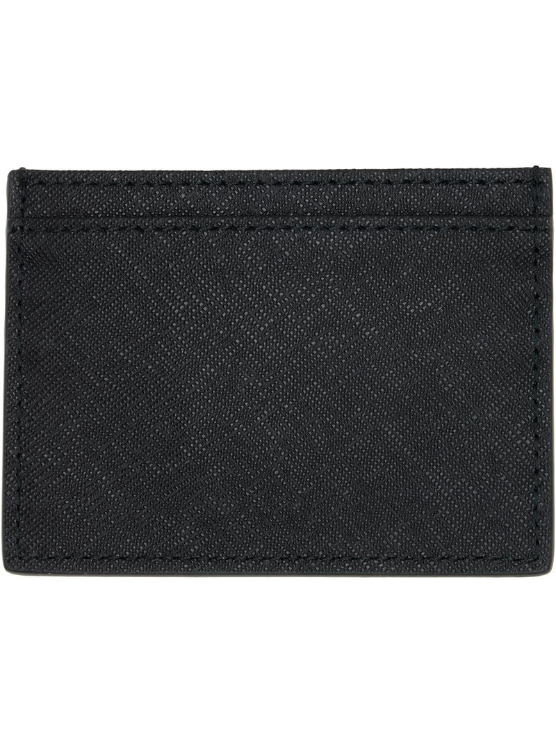 Vivienne Westwood Black Flat Card Holder outlook