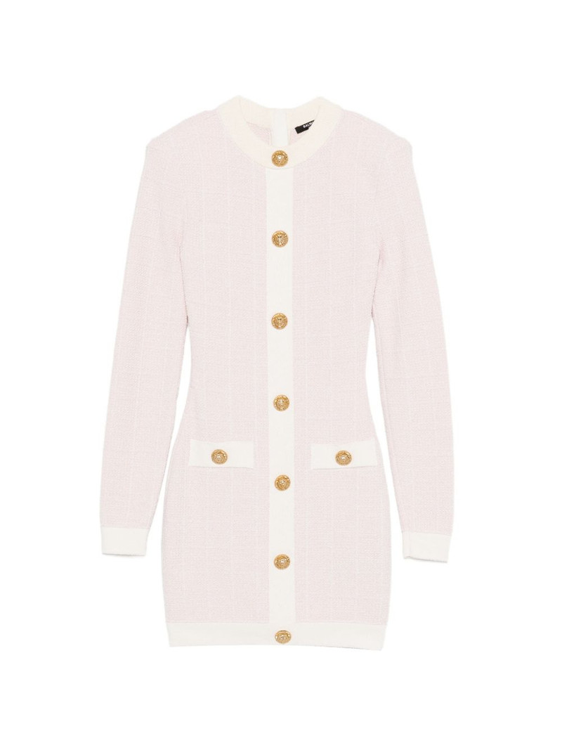 buttoned mini dress 1