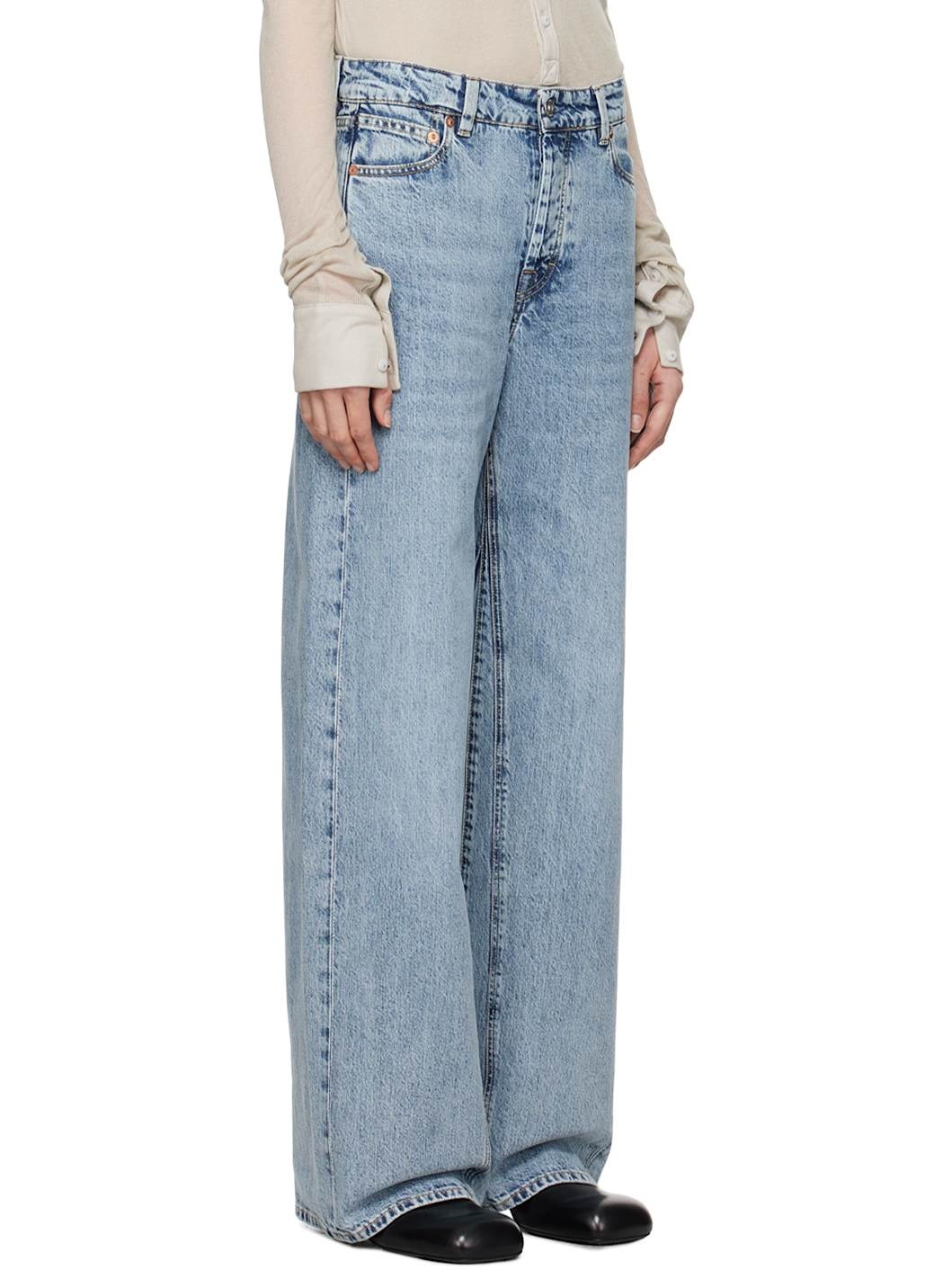 Blue Treble Cut Jeans - 2