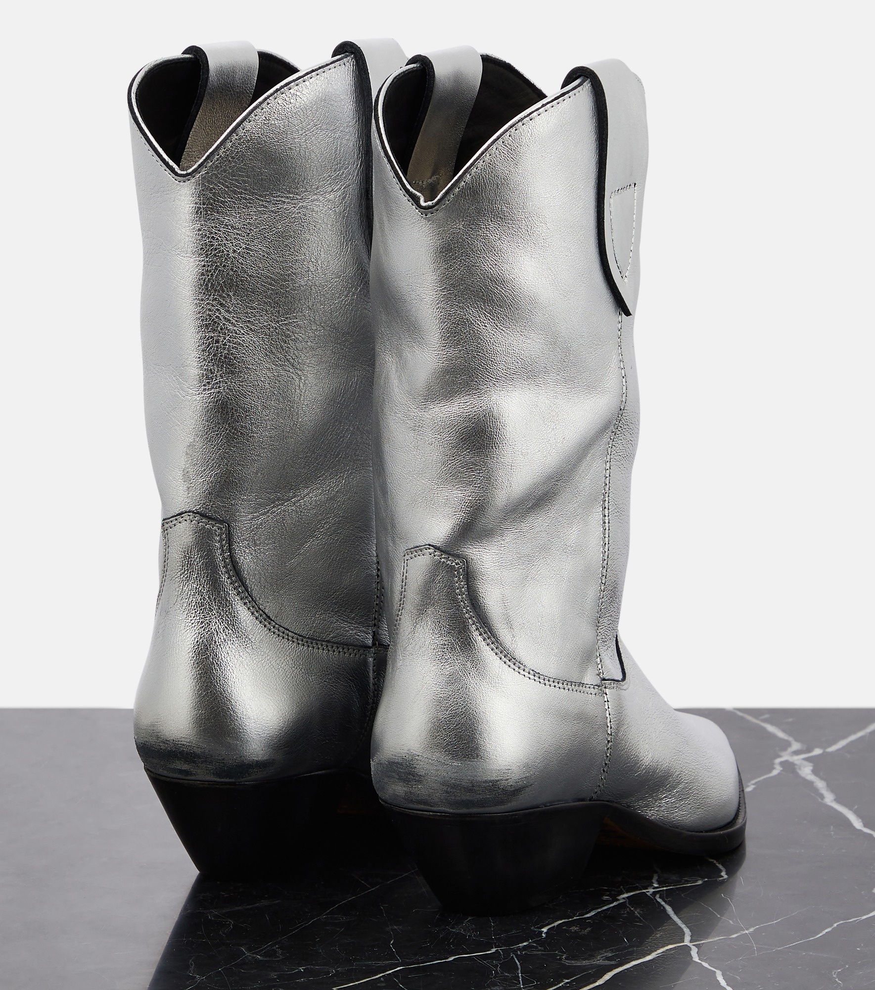 Duerto metallic leather cowboy boots - 3
