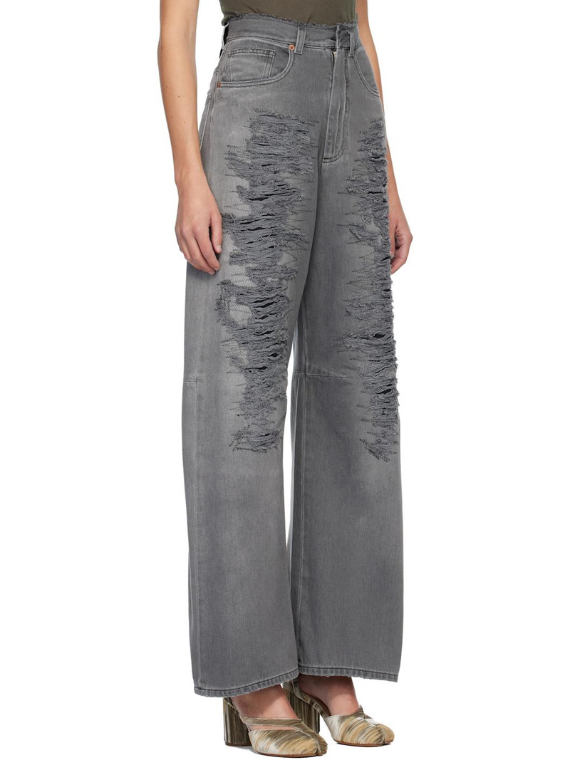 Gray Lightweight 5 Pockets Jeans 2