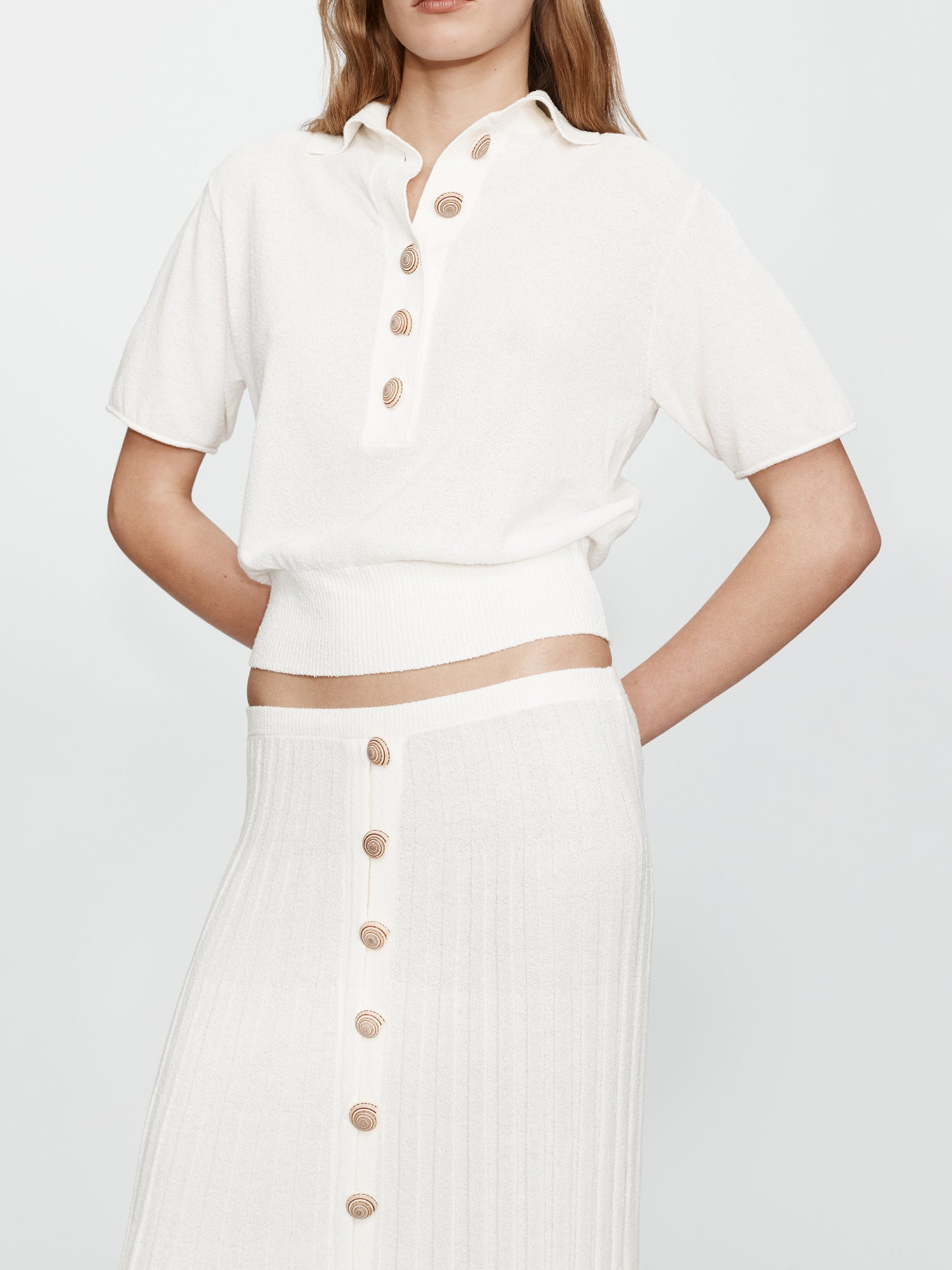 Sundial Shell Sunray Knit Skirt - 2