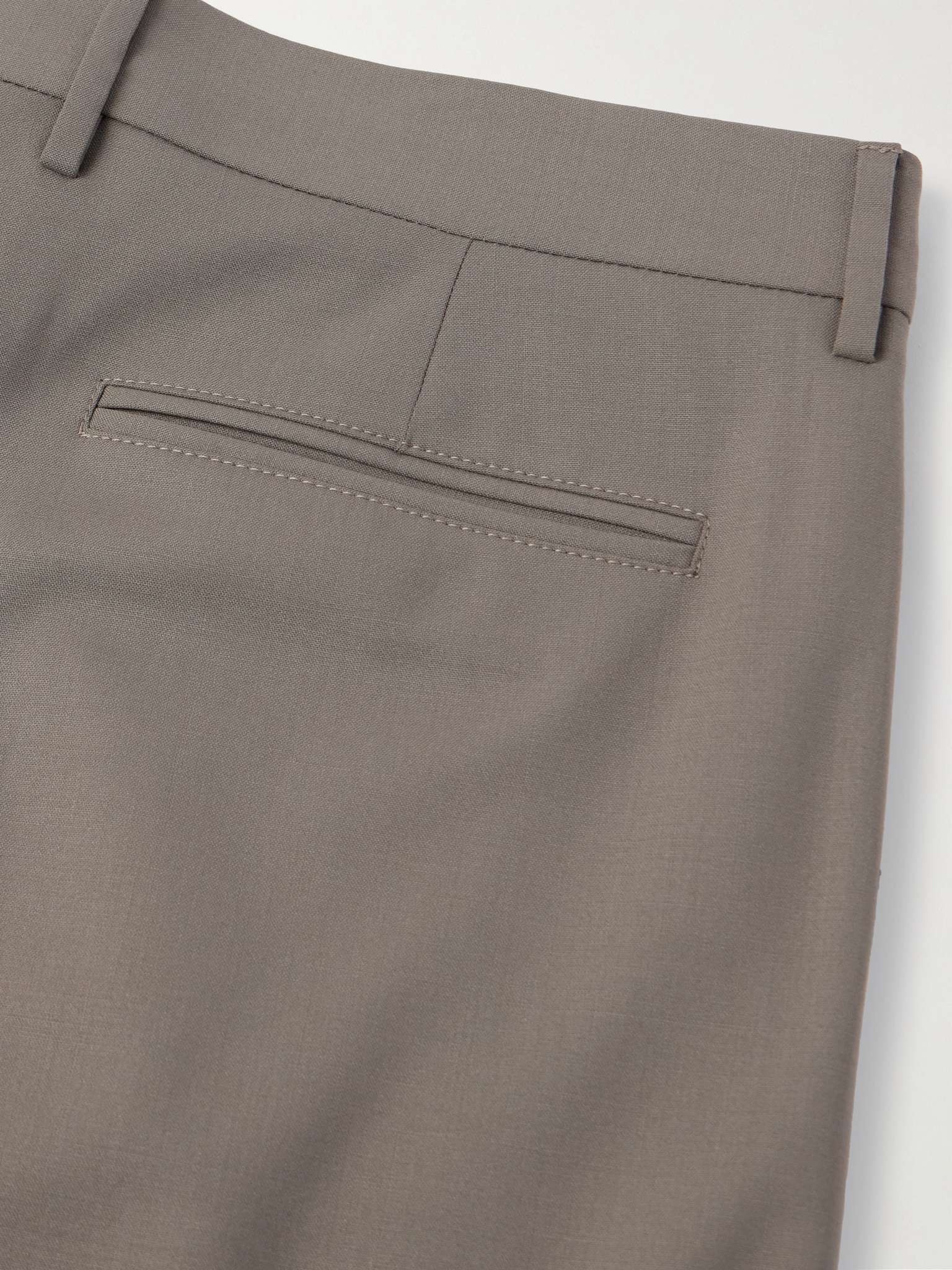Wide-Leg Pleated Wool-Blend Suit Trousers - 5