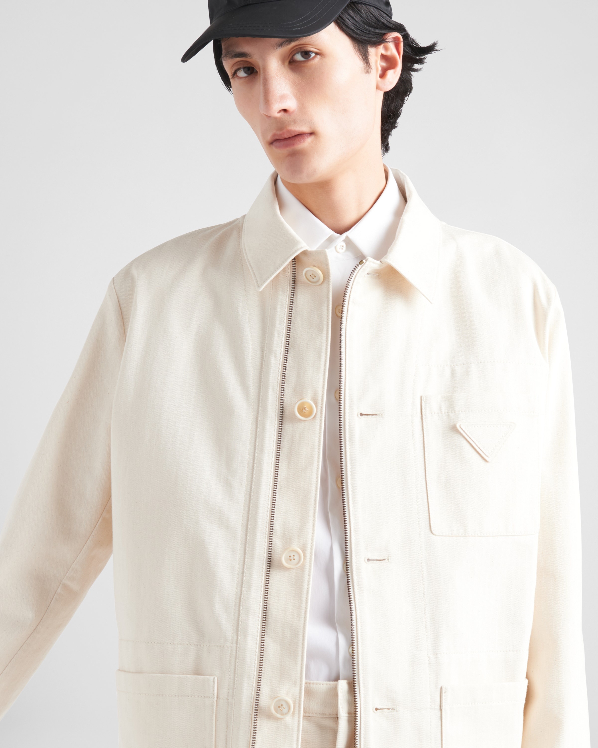 Cotton blouson jacket - 6