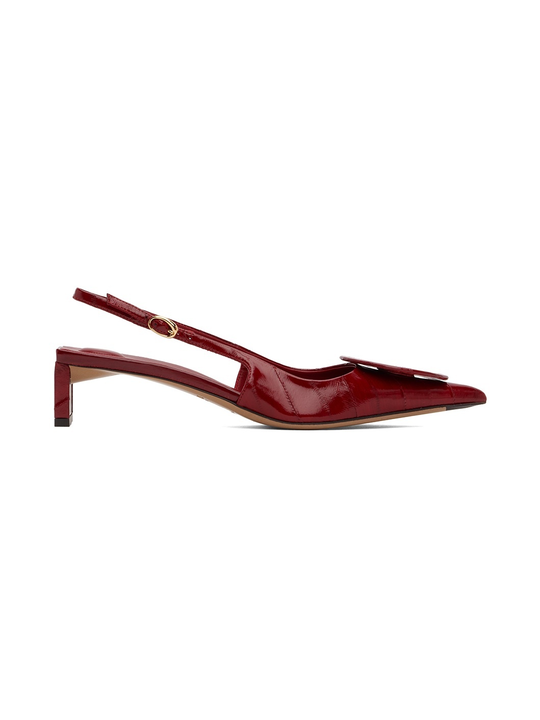 Red La Casa 'Les slingbacks Duelo basses' Heels - 1