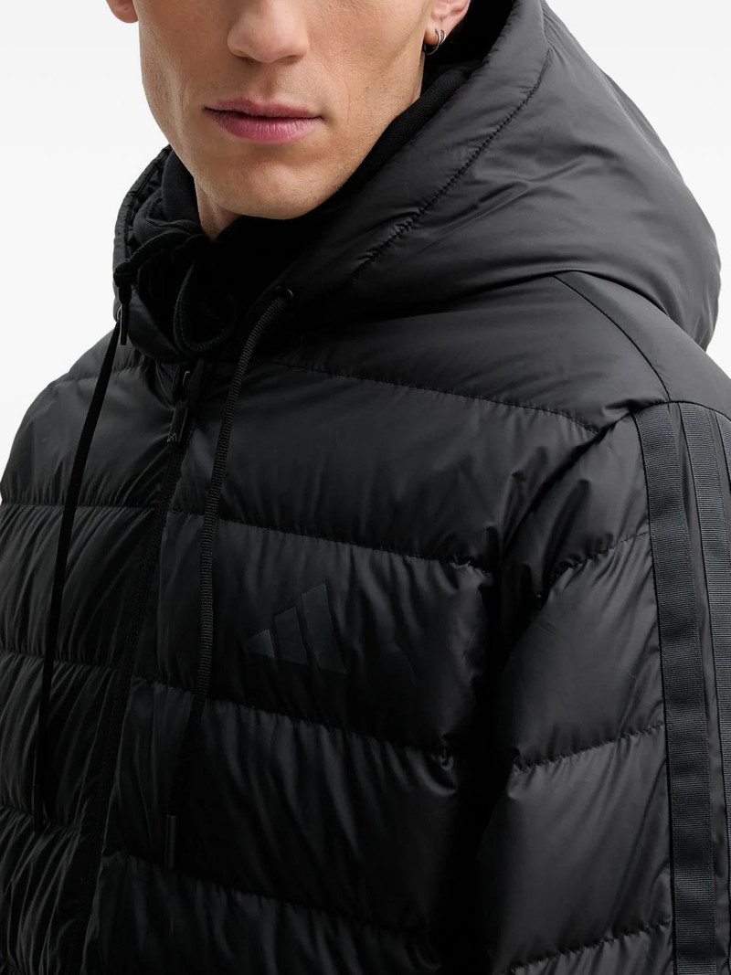 hooded three-stripe jacket 4