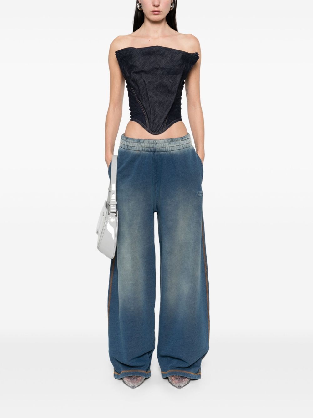 wideleg sweatpants - 2