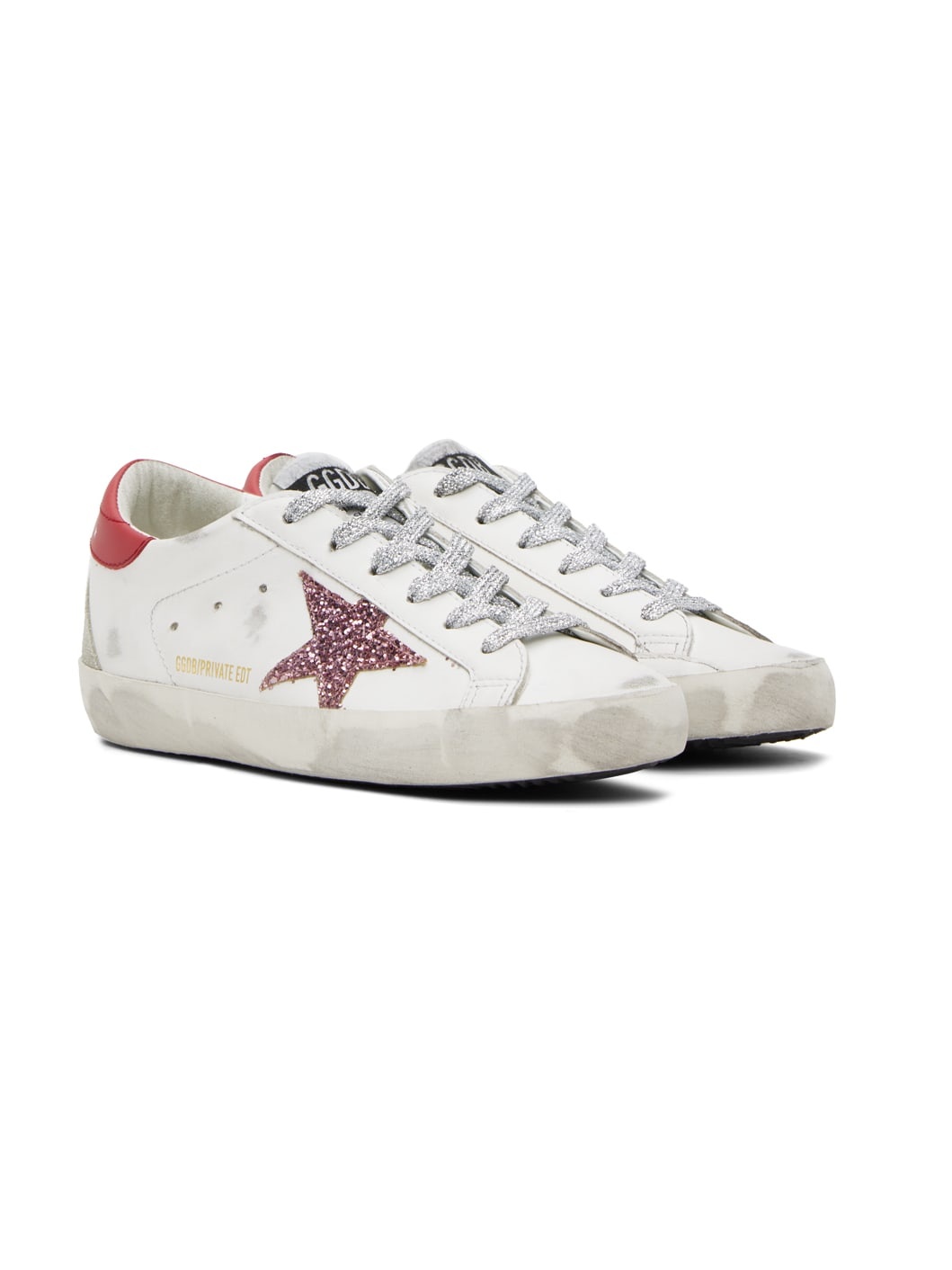 SSENSE Exclusive White Super-Star Sneakers - 4
