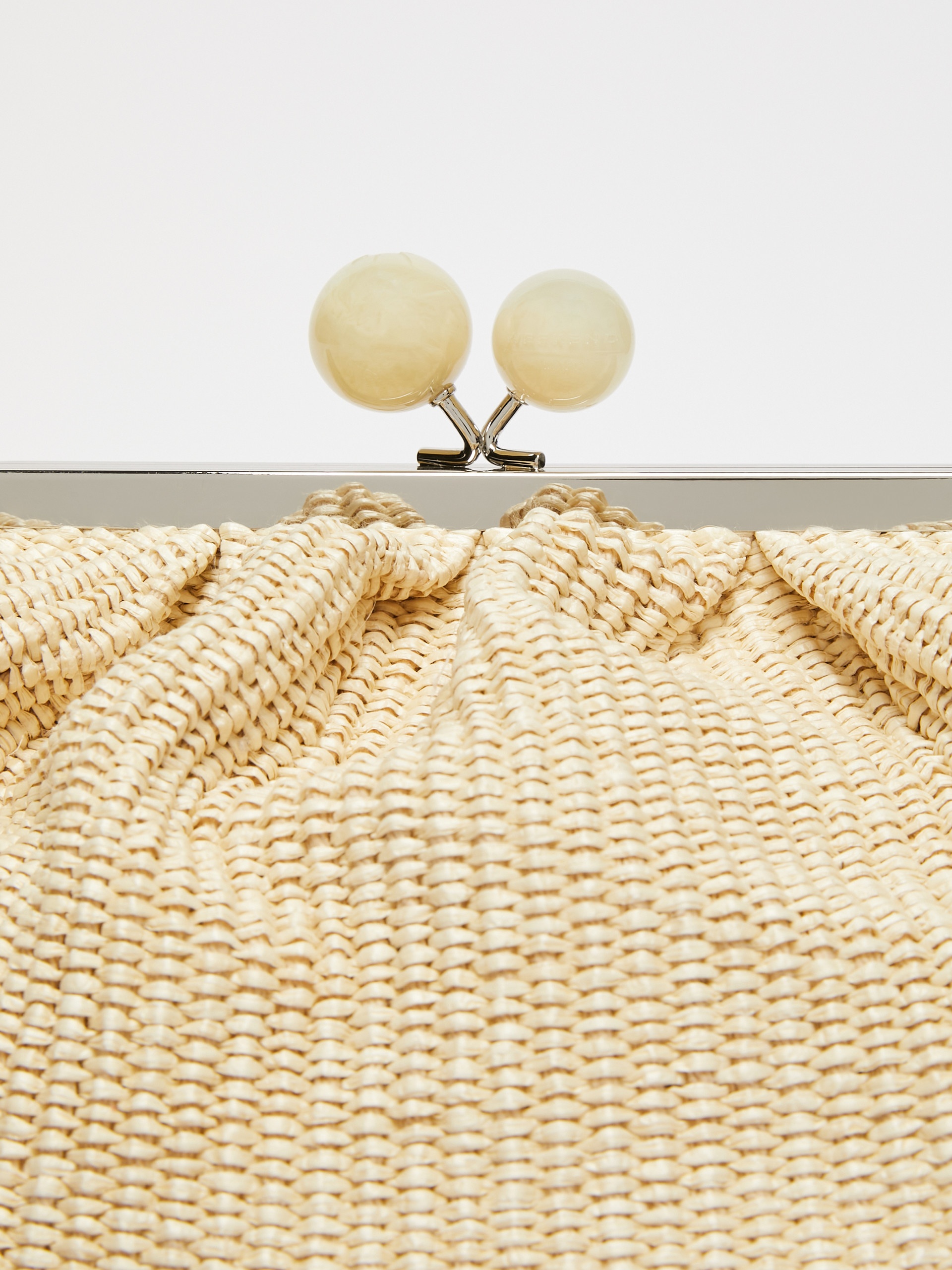 FORTUNA Medium raffia-look Pasticcino Bag - 5