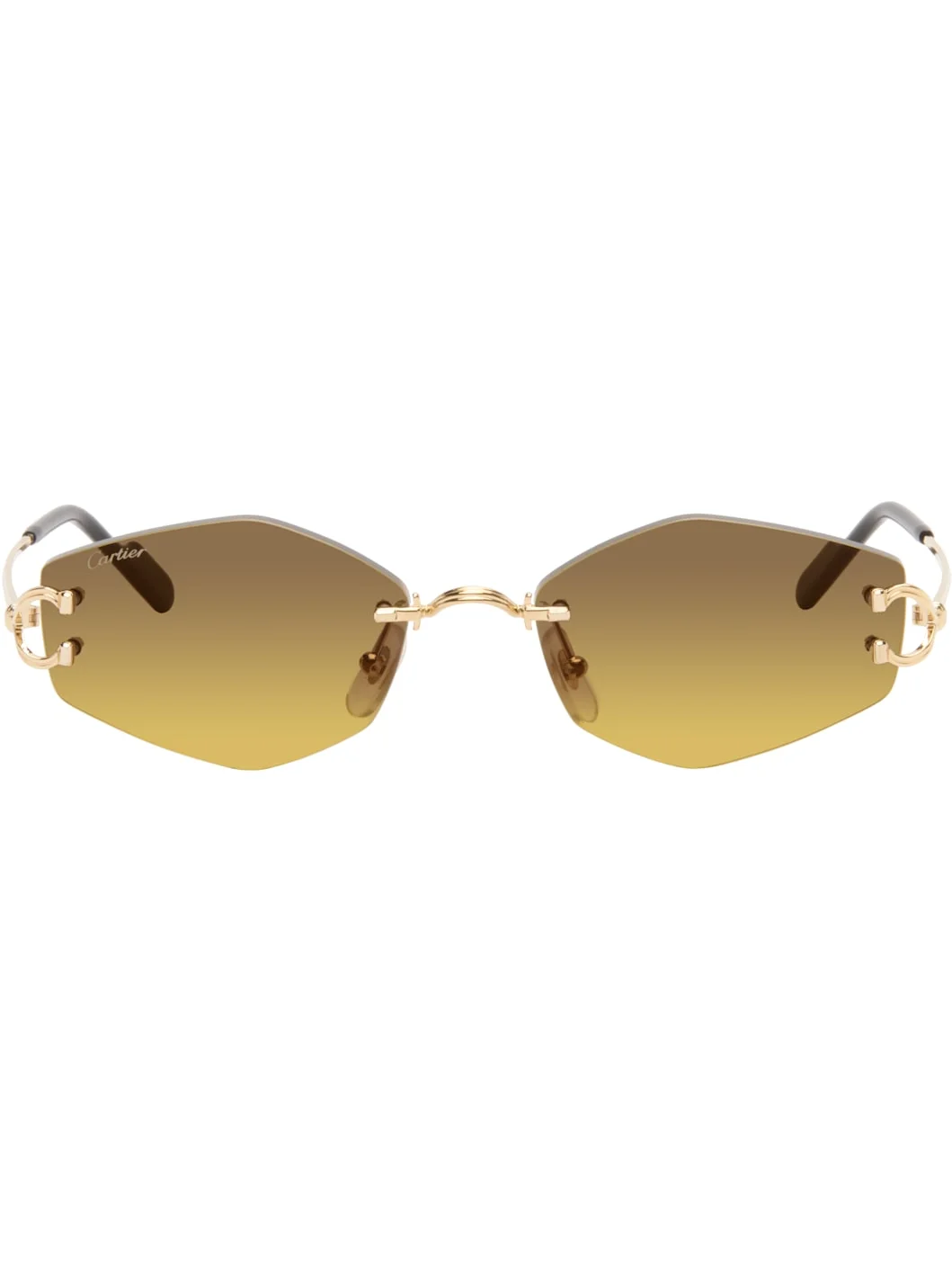 Gold Classic C Motif Sunglasses - 1