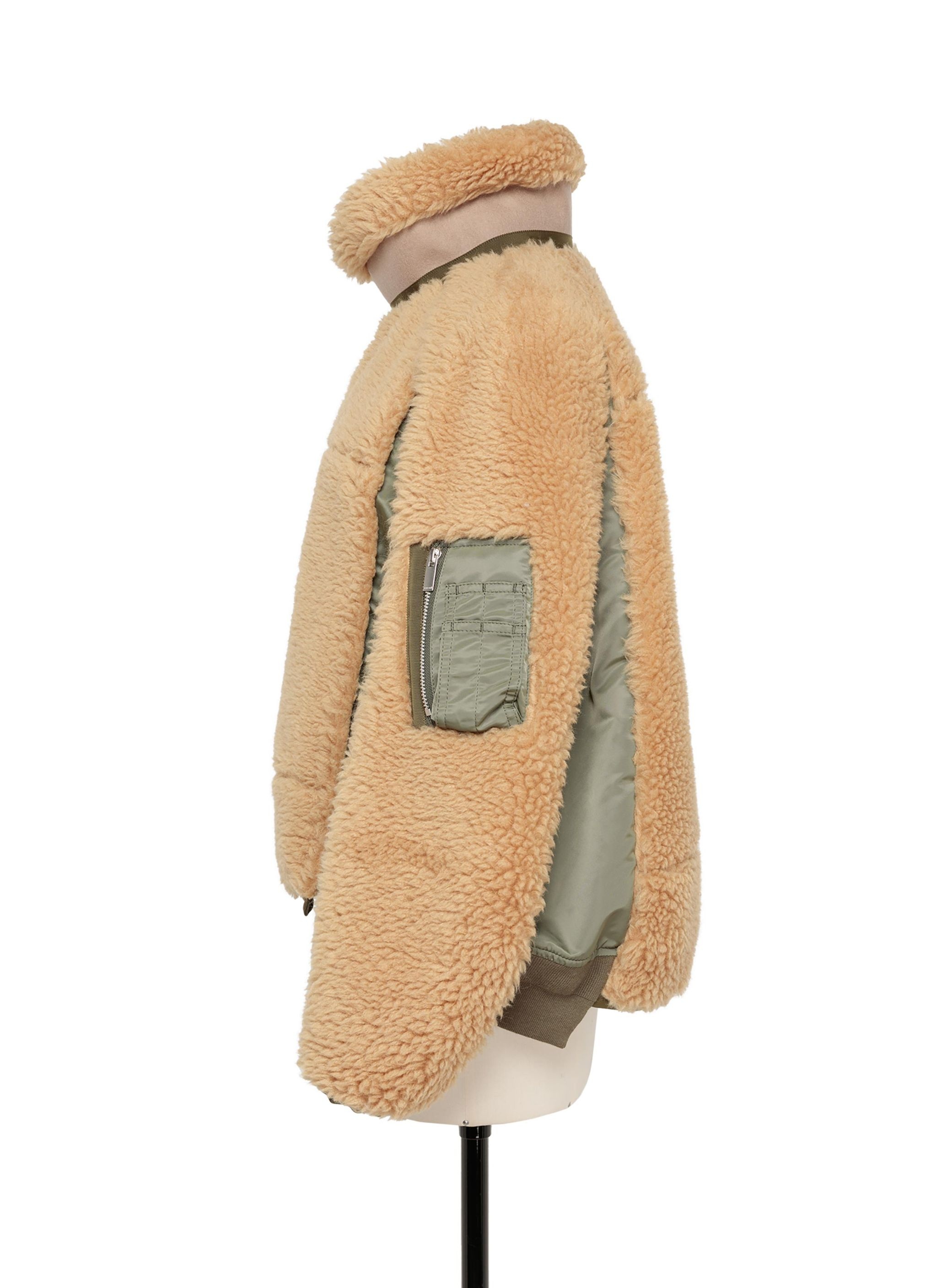 Faux Shearling x Nylon Twill Blouson - 2