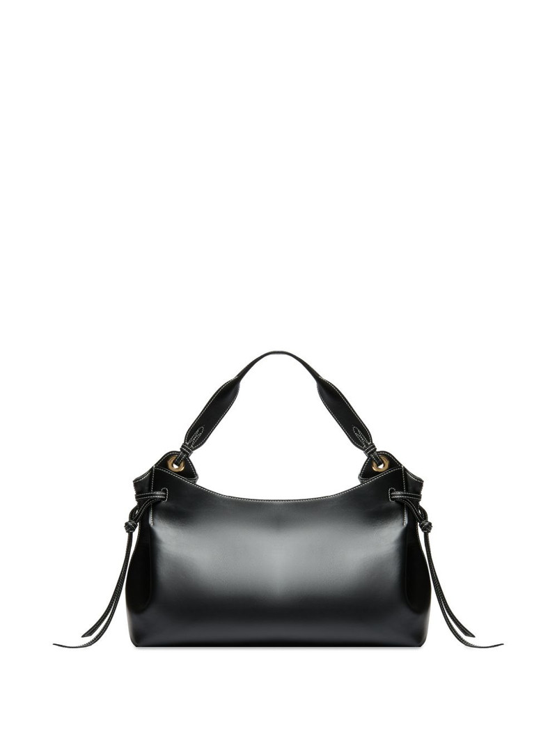 knot smooth leather tote bag 3
