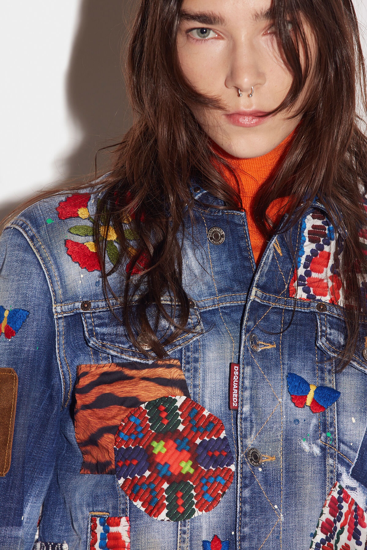 PATCHWORK DENIM JACKET - 5