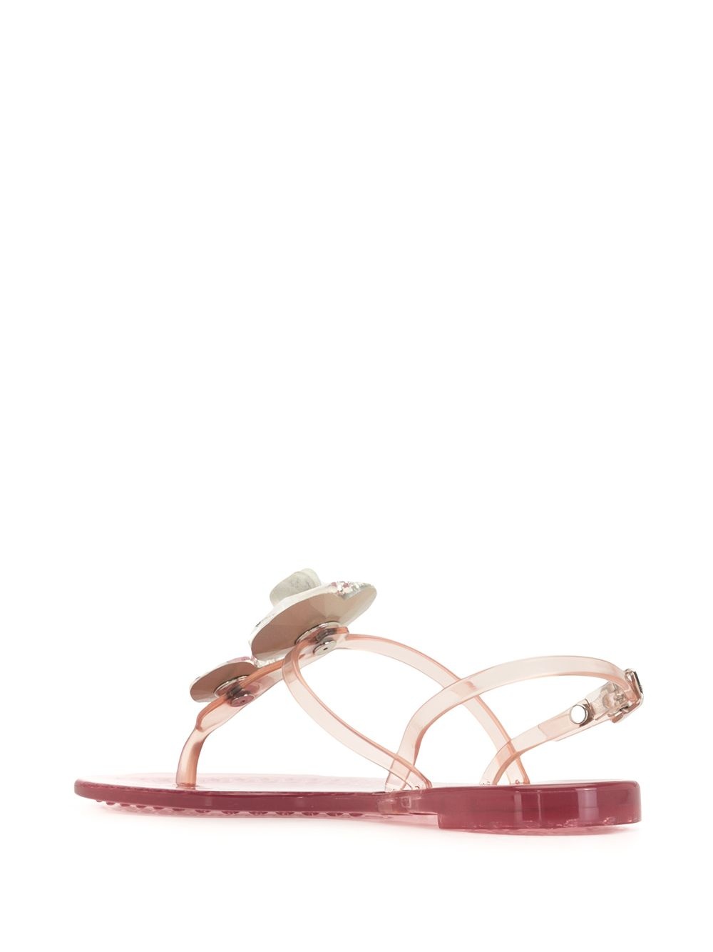 heart crystal-embellished sandals - 3