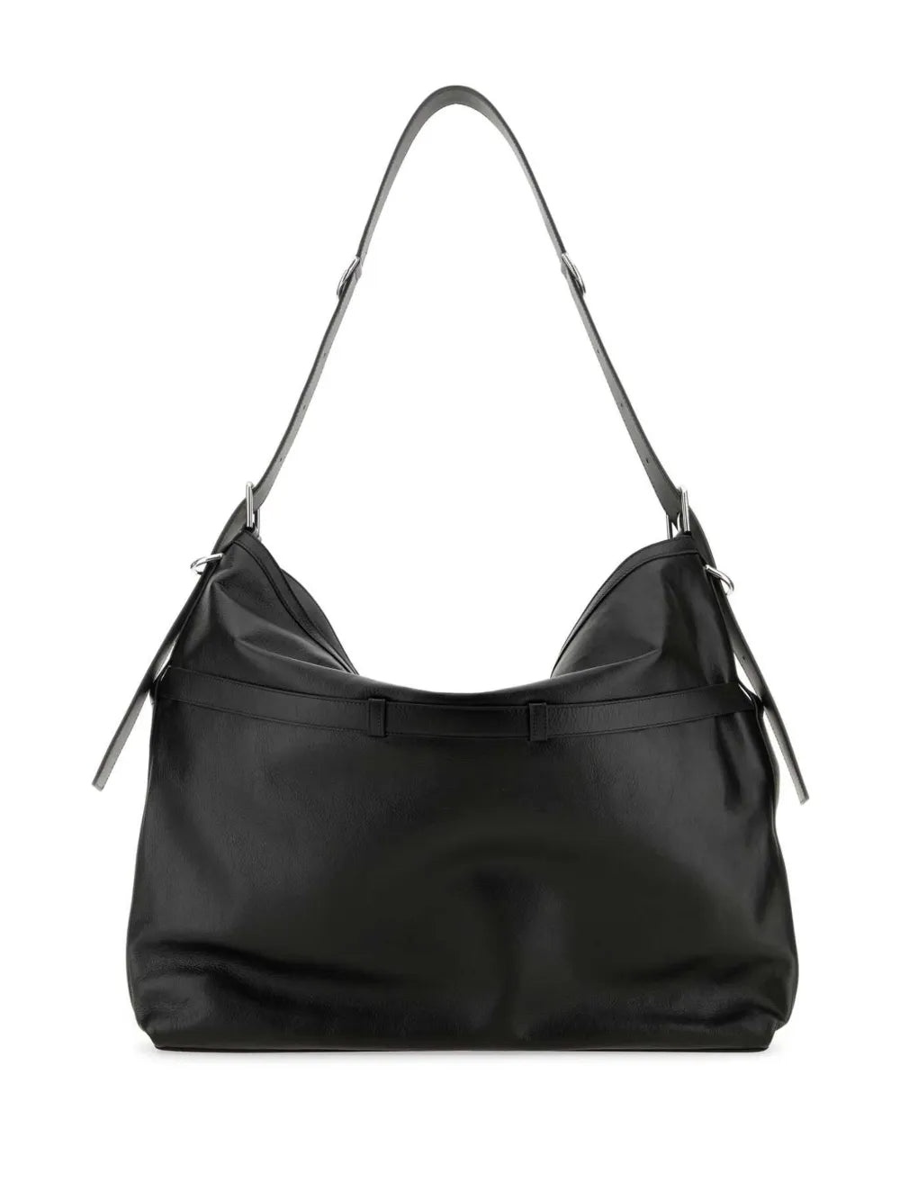 LARGE LEATHER VOYOU SHOULDER BAG - 2