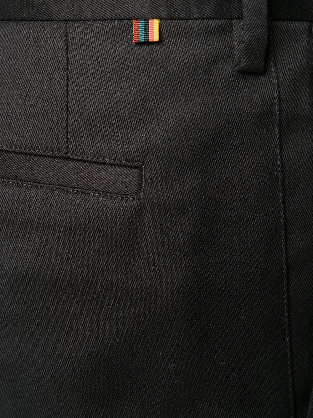 mid-rise tapered trousers - 5