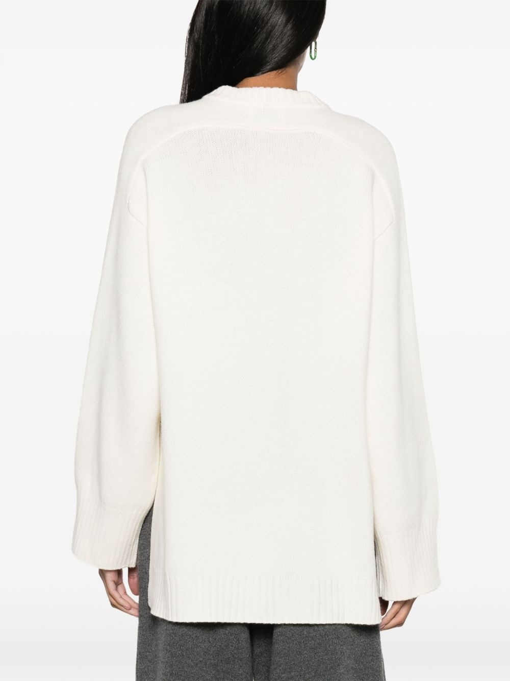 Safi wool-blend crew-neck jumper - 4