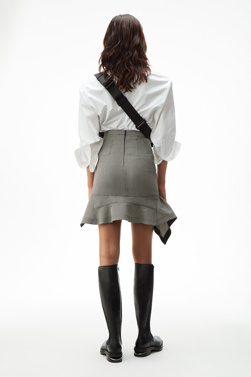 DECONSTRUCTED RUFFLE MINI SKIRT  4