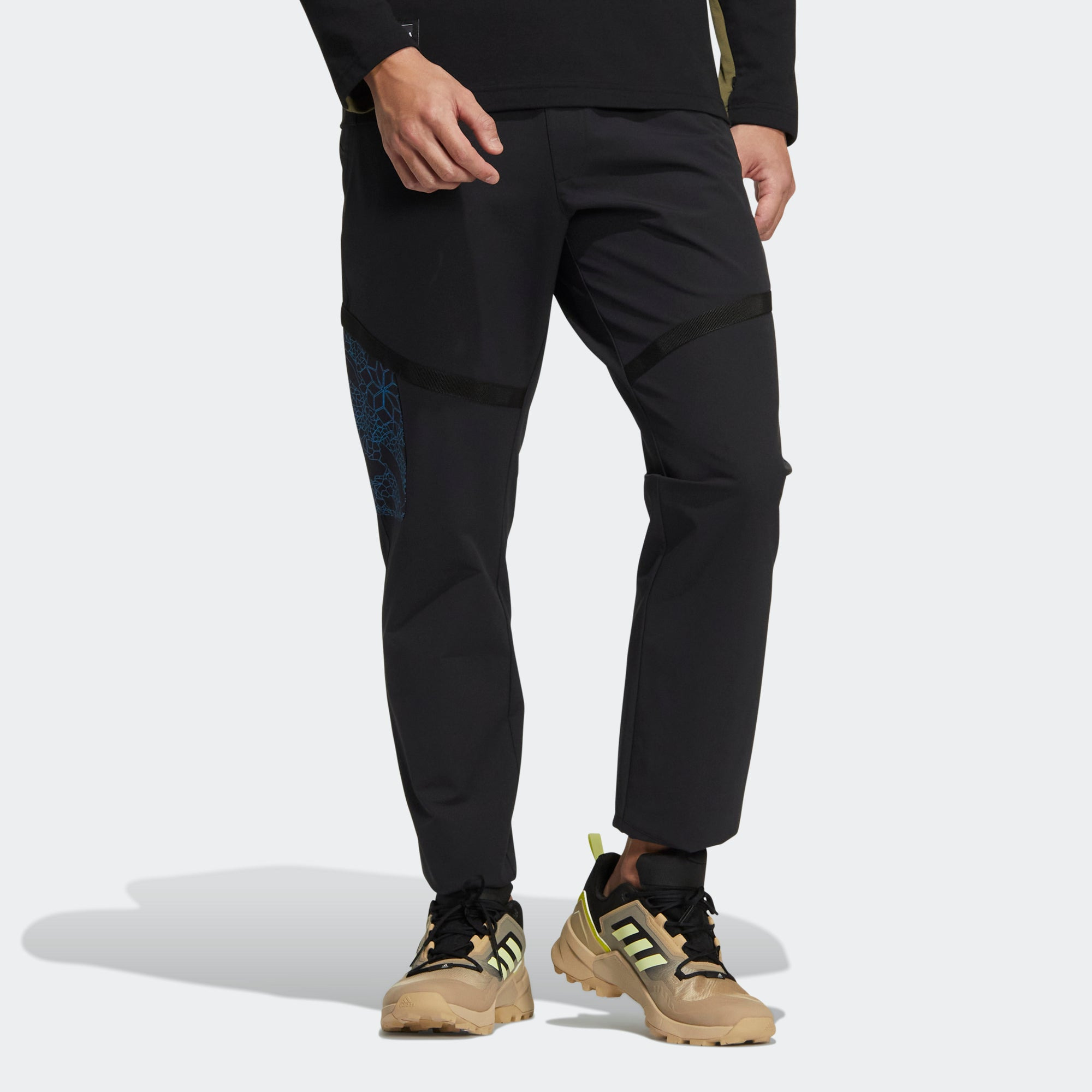 Men's adidas Winter Softsh P Outdoor Sports Pants/Trousers/Joggers Black HC0286 - 2