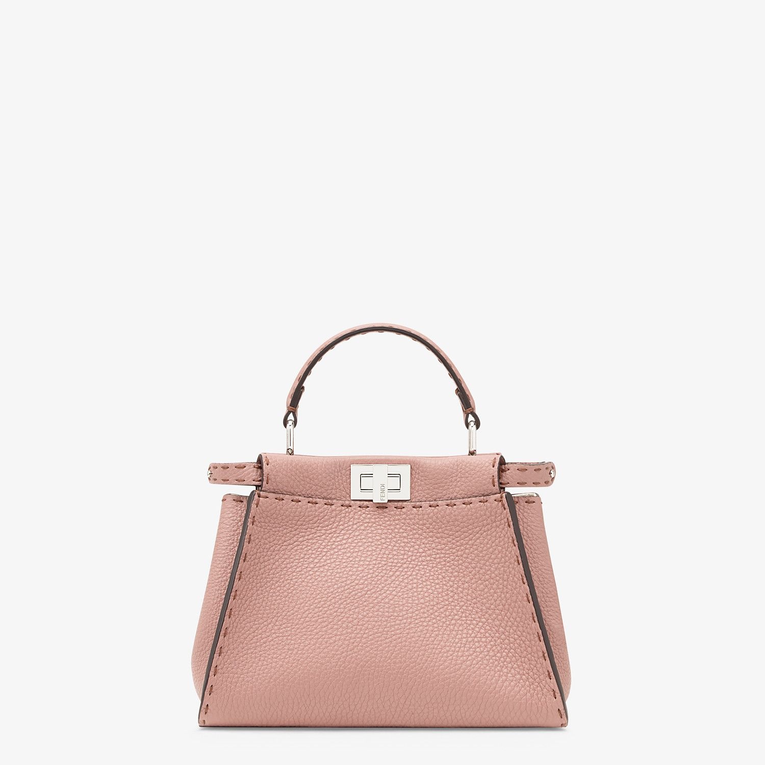 Pink leather bag - 1