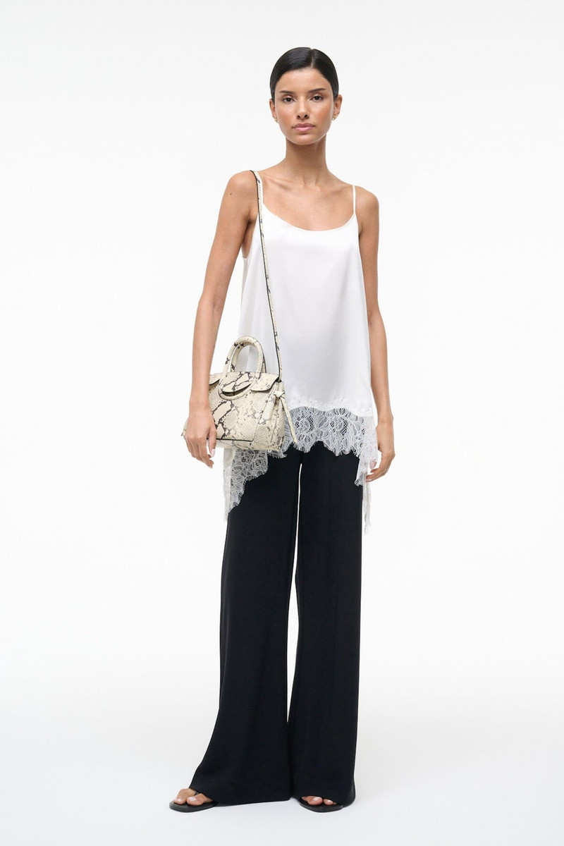 STAUD STAUD MAUDE MINI CARRYALL WHITE SNAKE outlook