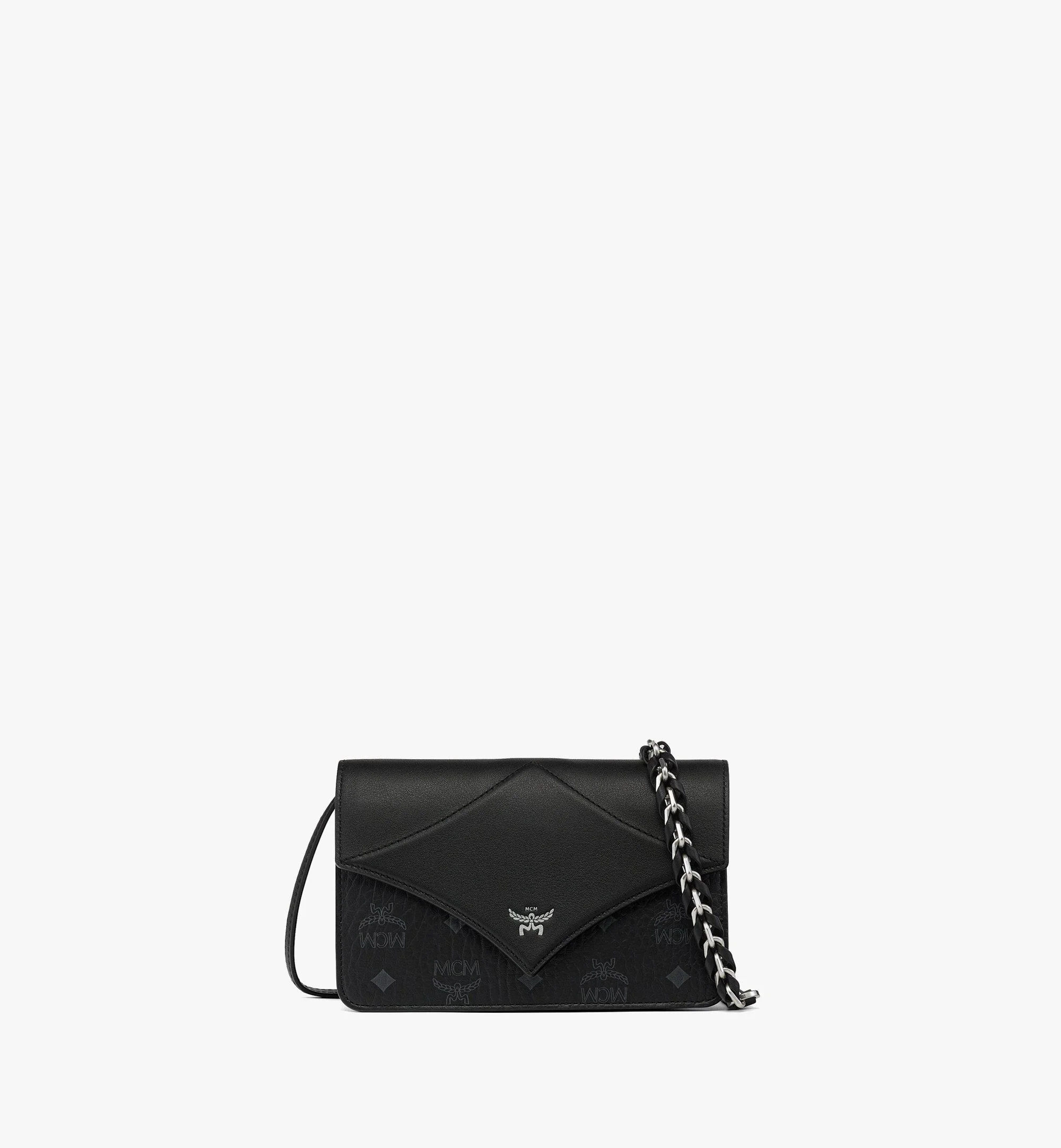 Diamond Shoulder Bag in Visetos Leather Mix - 1