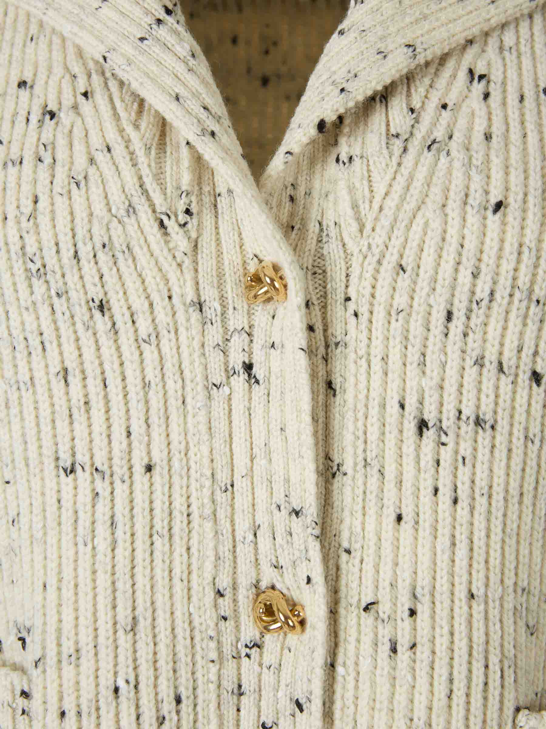 CASHMERE KNIT CARDIGAN - 3