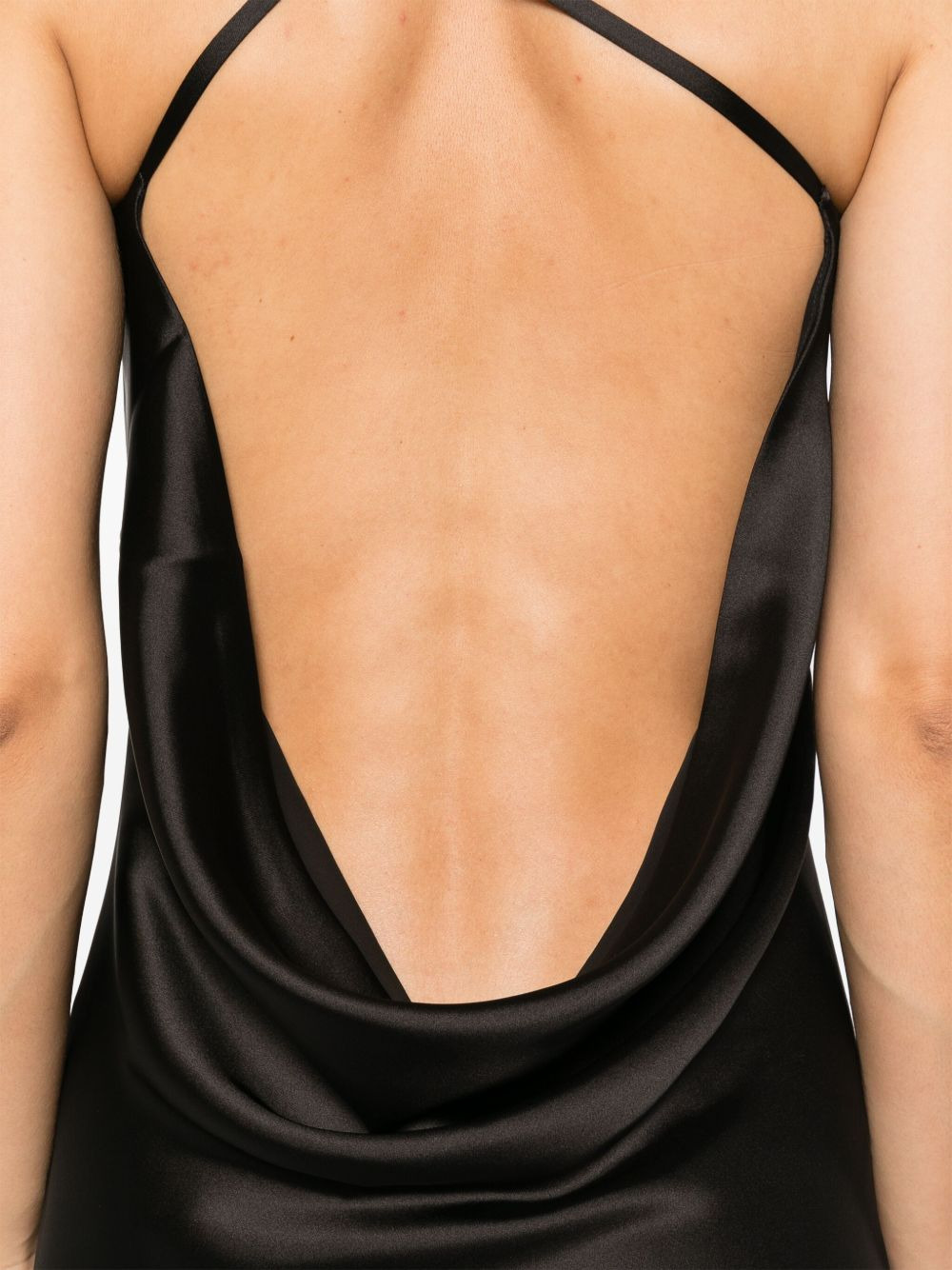 bias-cut one-shoulder gown - 5