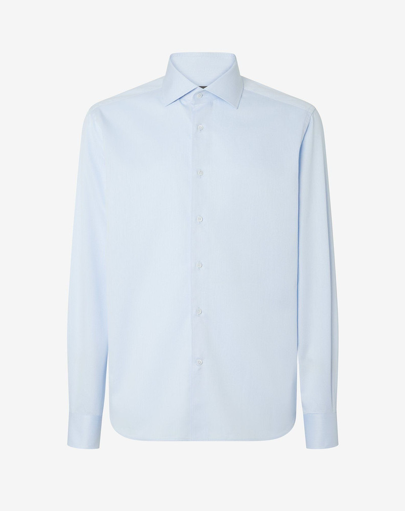 Light Blue cotton twill shirt 1