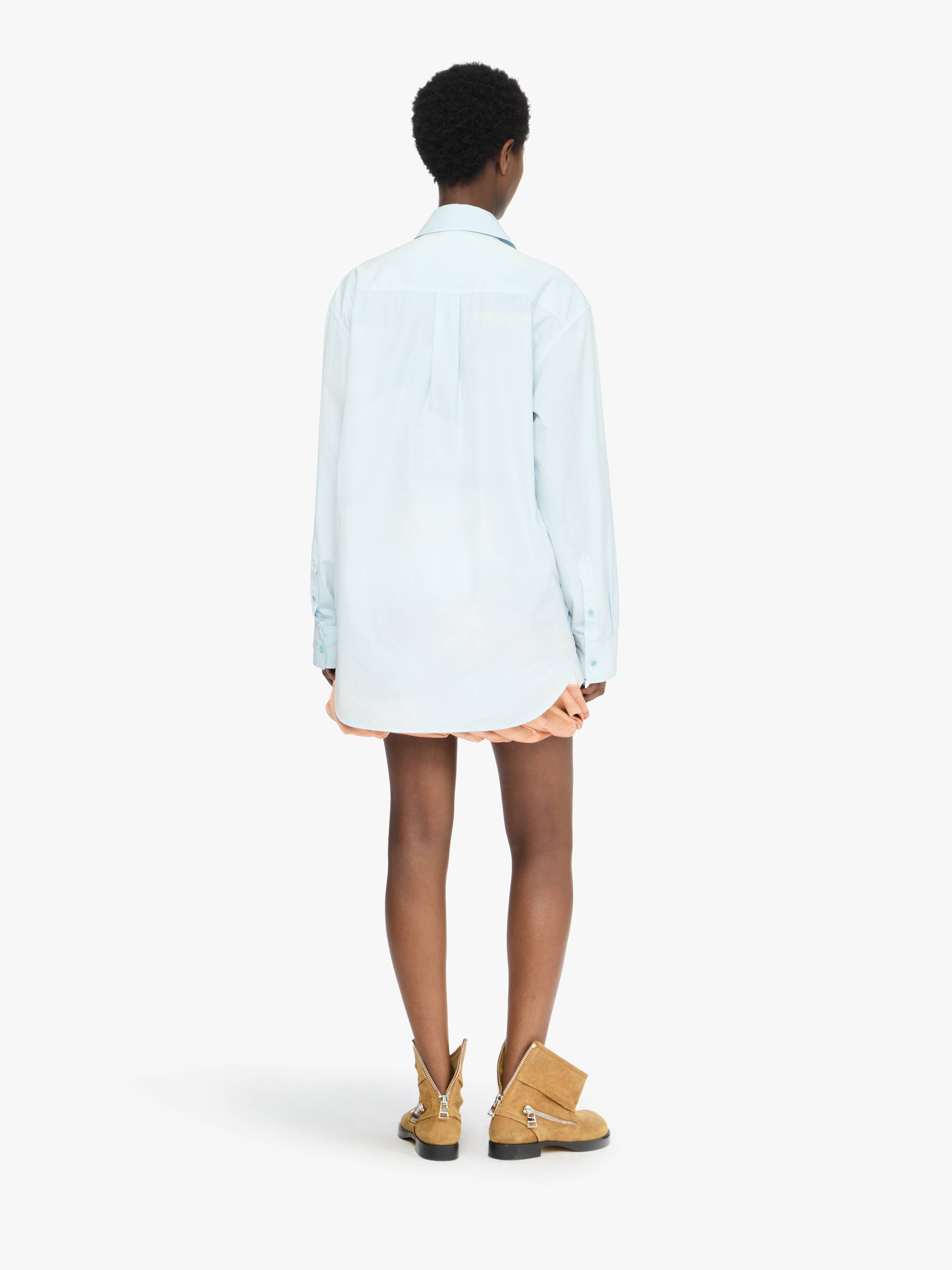 PEPLUM DRAPE SHIRT - 3