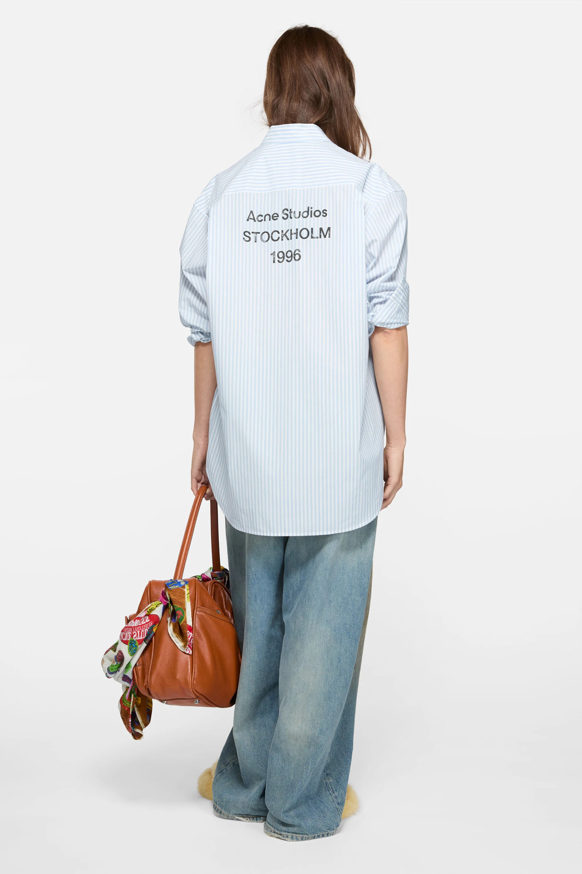 Button-up shirt - Light blue/white - 4