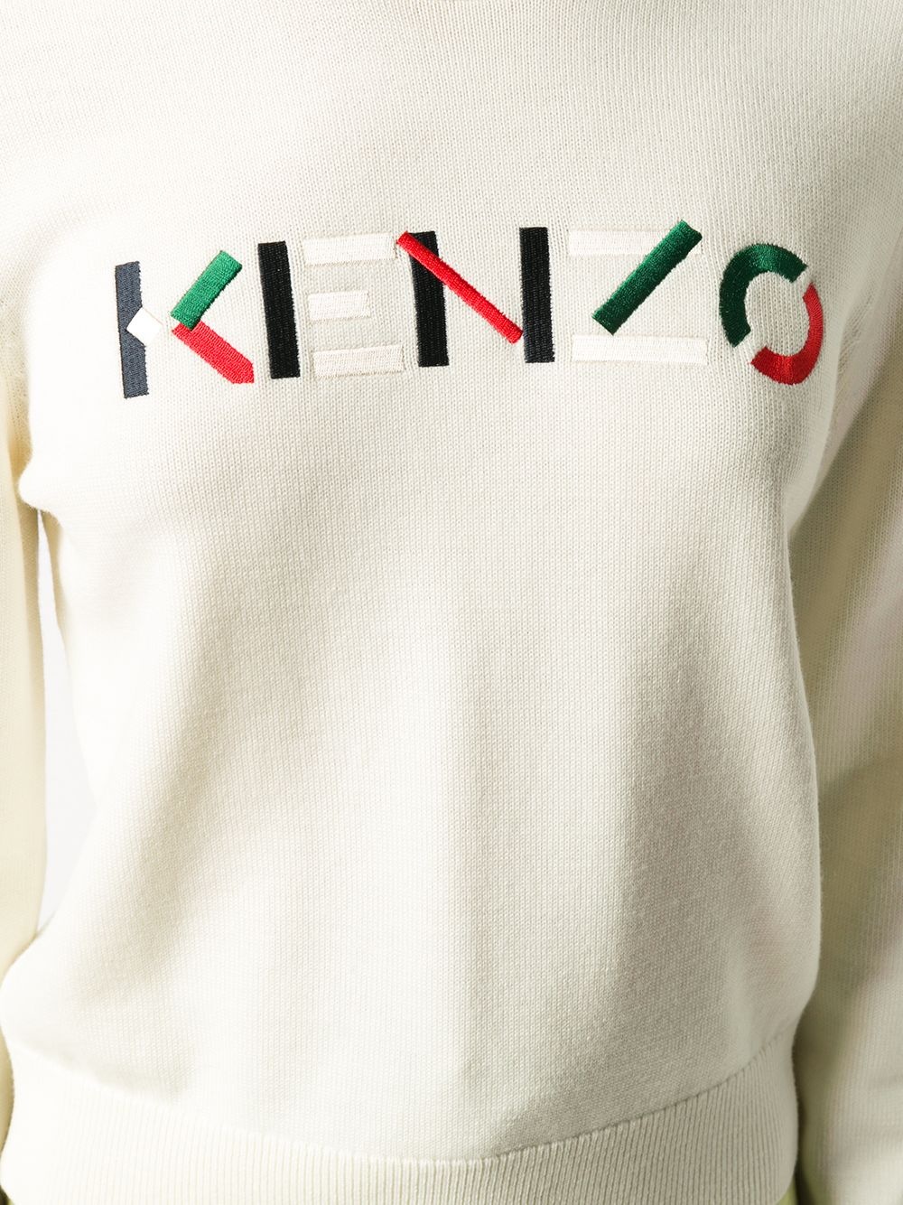 embroidered logo pullover - 5