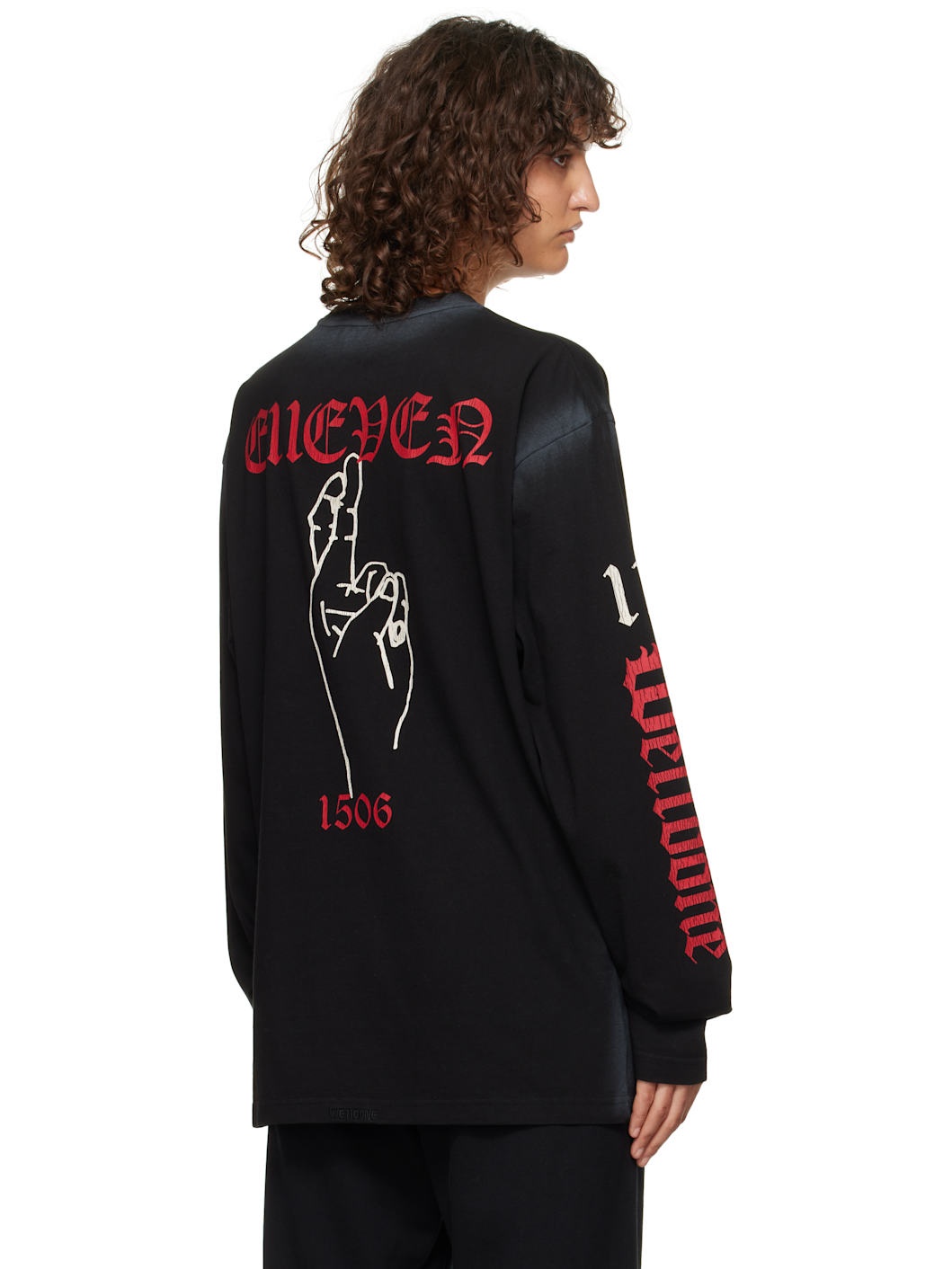 Black 11 Long-Sleeved T-shirt - 3