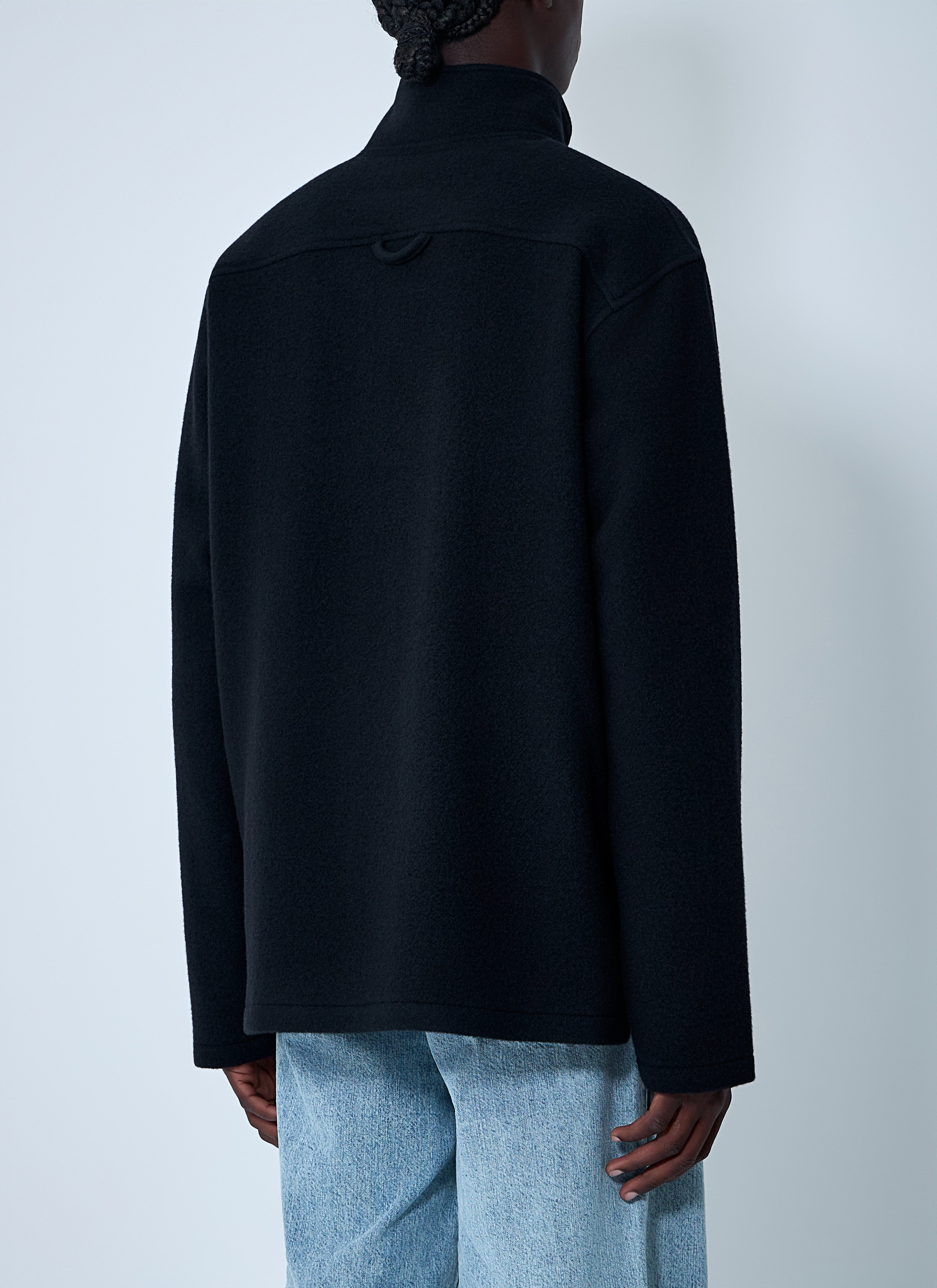 Rier Men Zip-Up Fleece Sweatshirt - 4