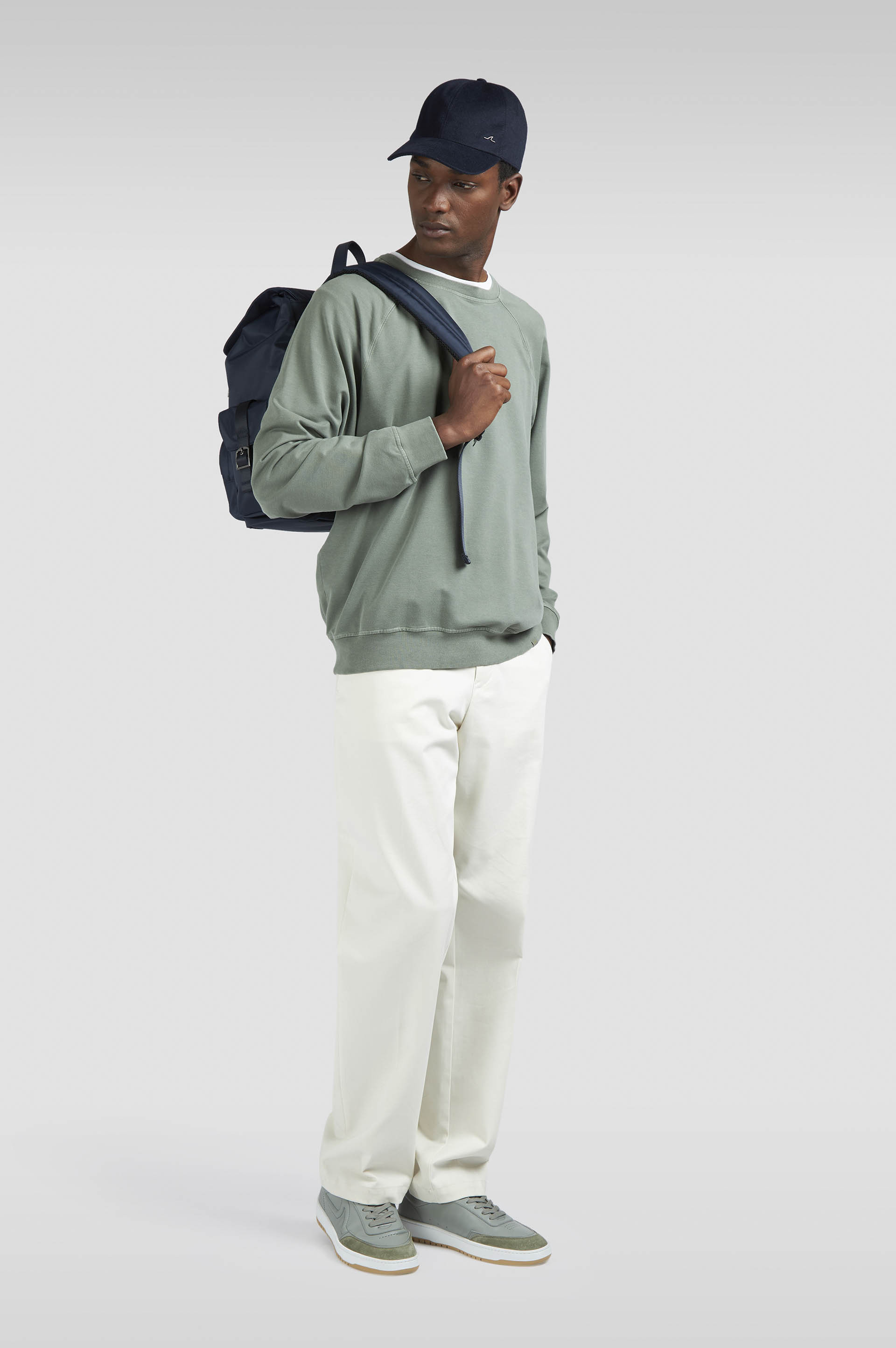 X-SOFT GARMENT-DYED COTTON SWEATSHIRT - 2