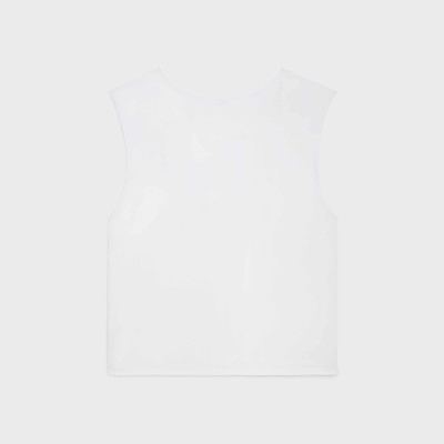 CELINE VEST TOP IN COTTON JERSEY WITH ARTIST PRINT outlook