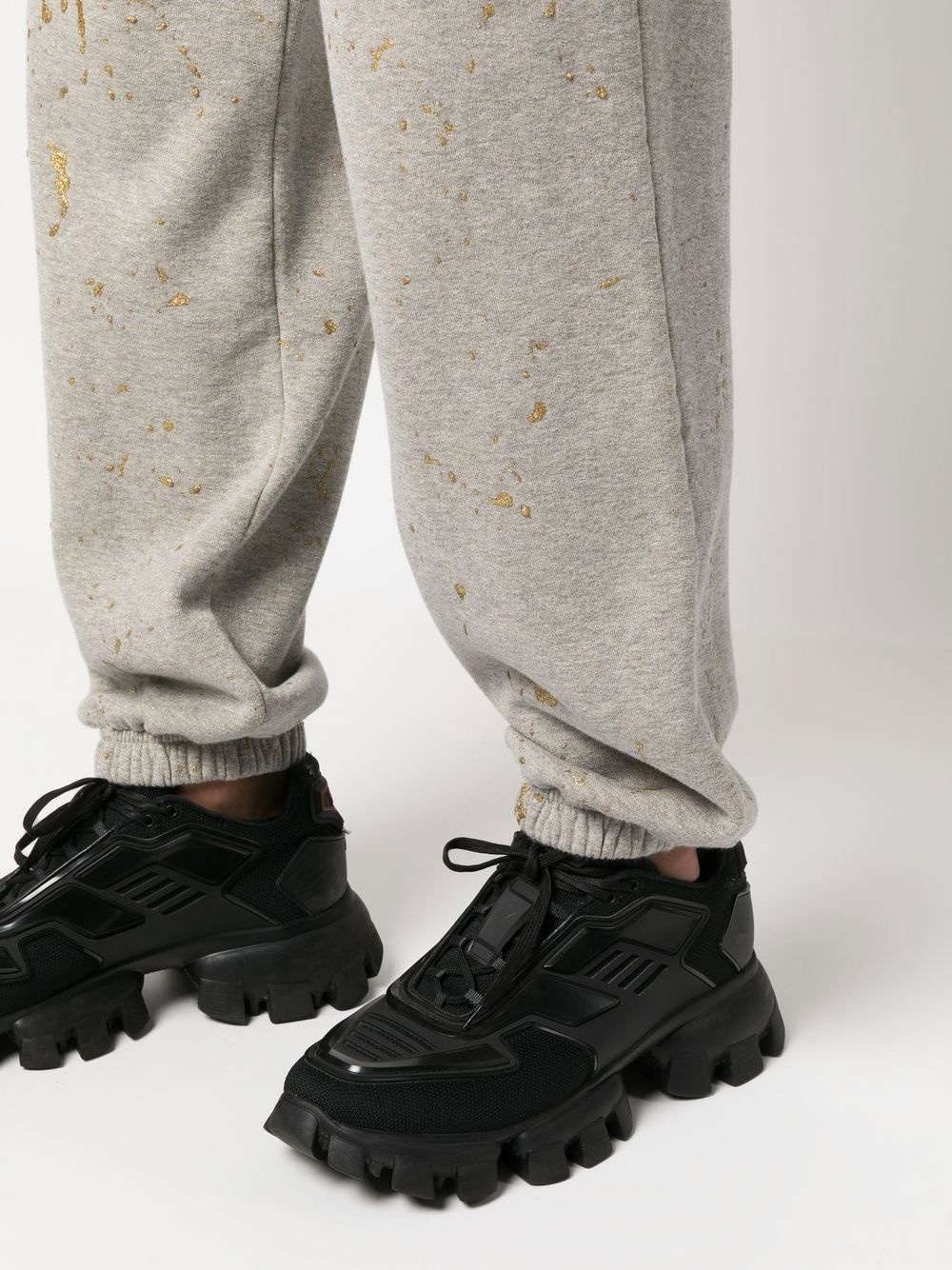 paint splatter track pants - 5